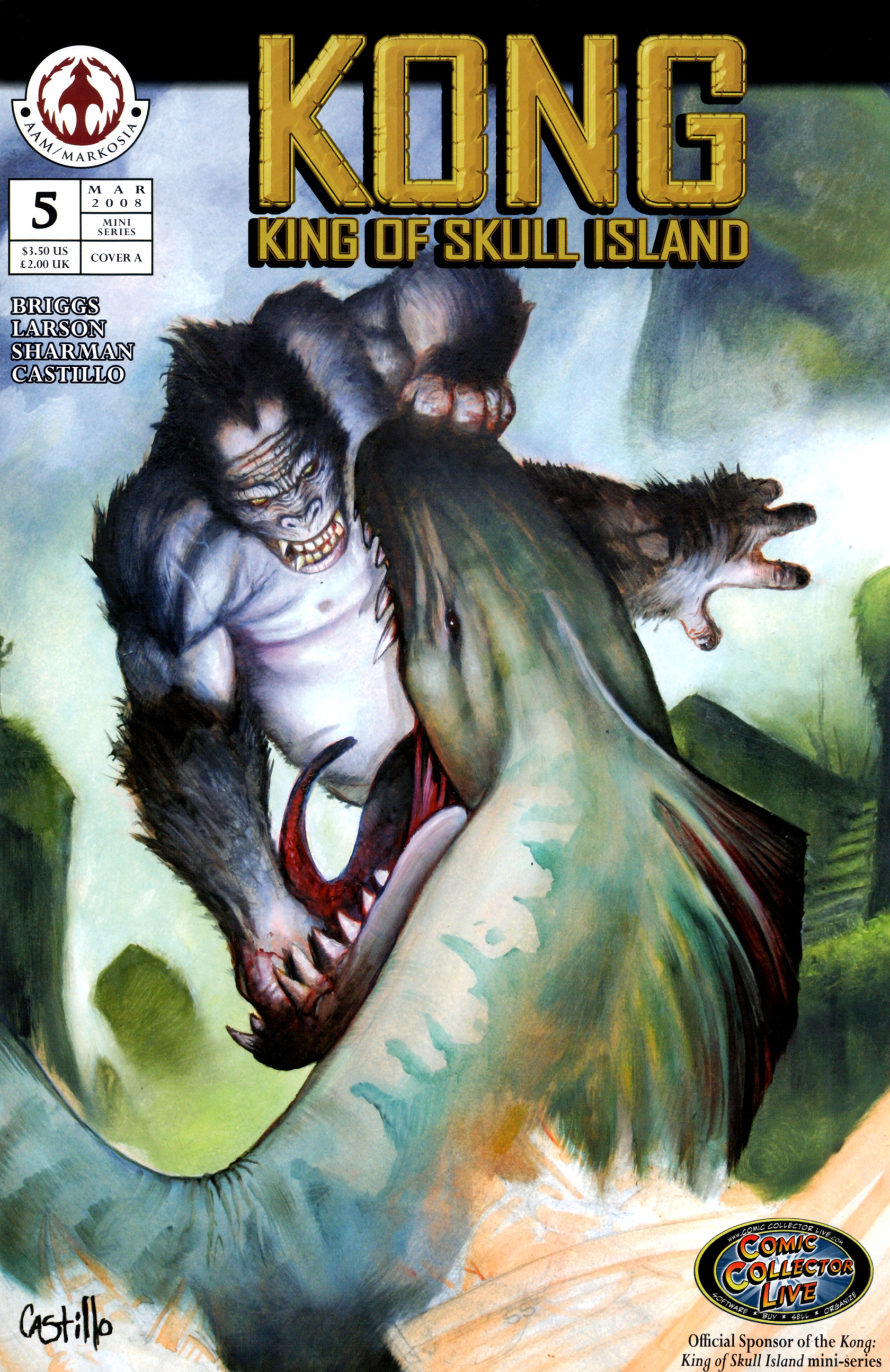 Read online Kong: King Of Skull Island comic -  Issue #5 - 1