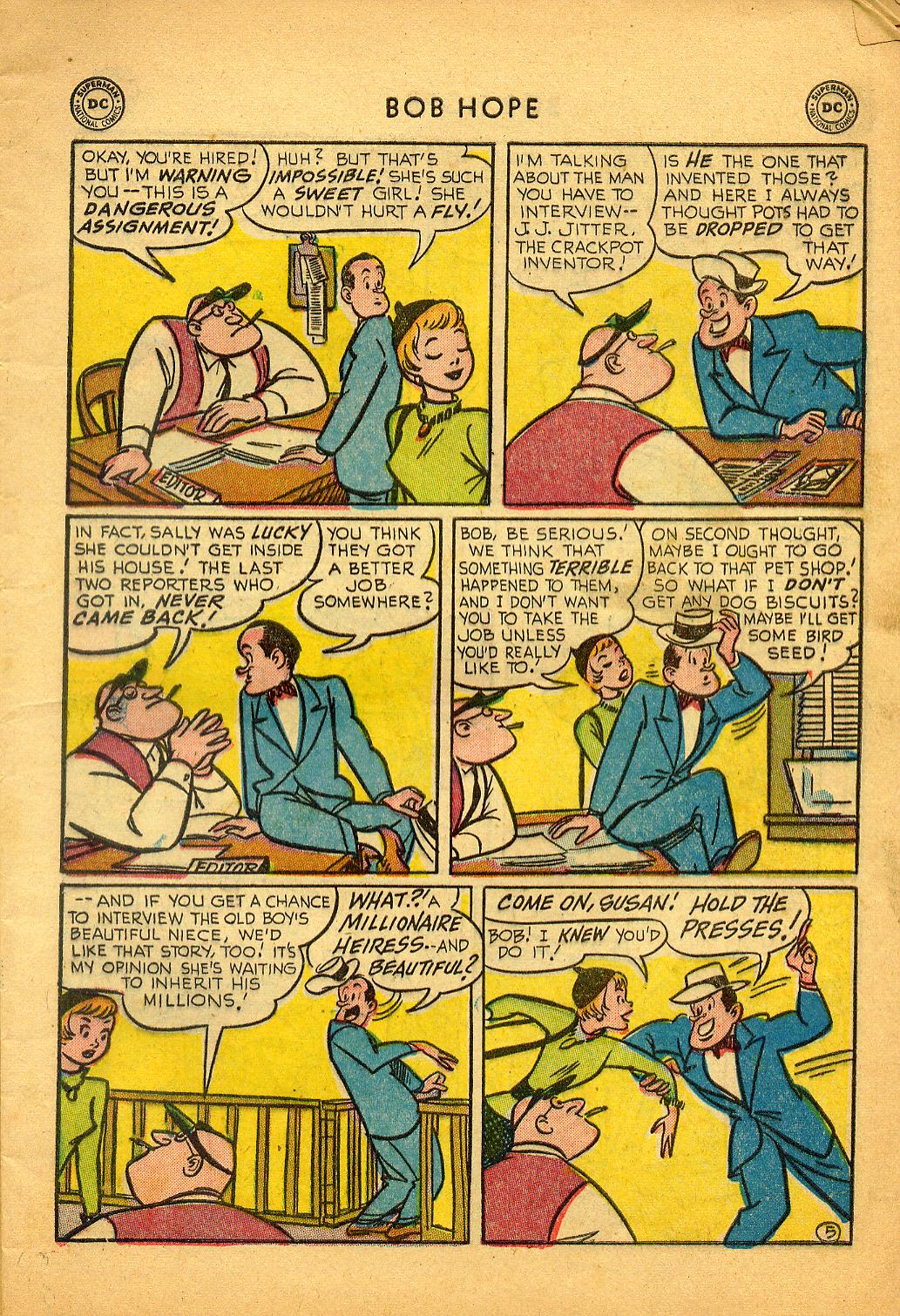 Read online The Adventures of Bob Hope comic -  Issue #28 - 7