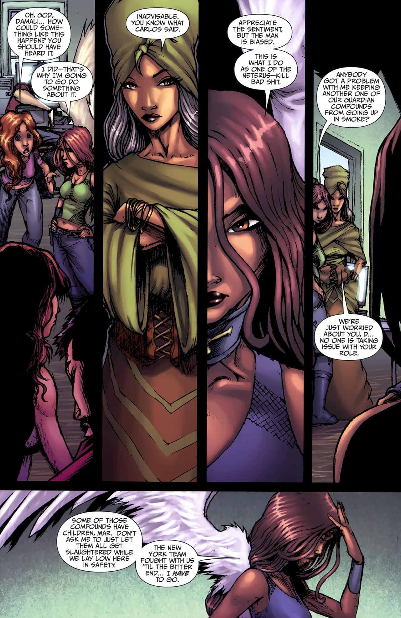 Read online L.A. Banks' Vampire Huntress: Dawn and Darkness comic -  Issue #3 - 7