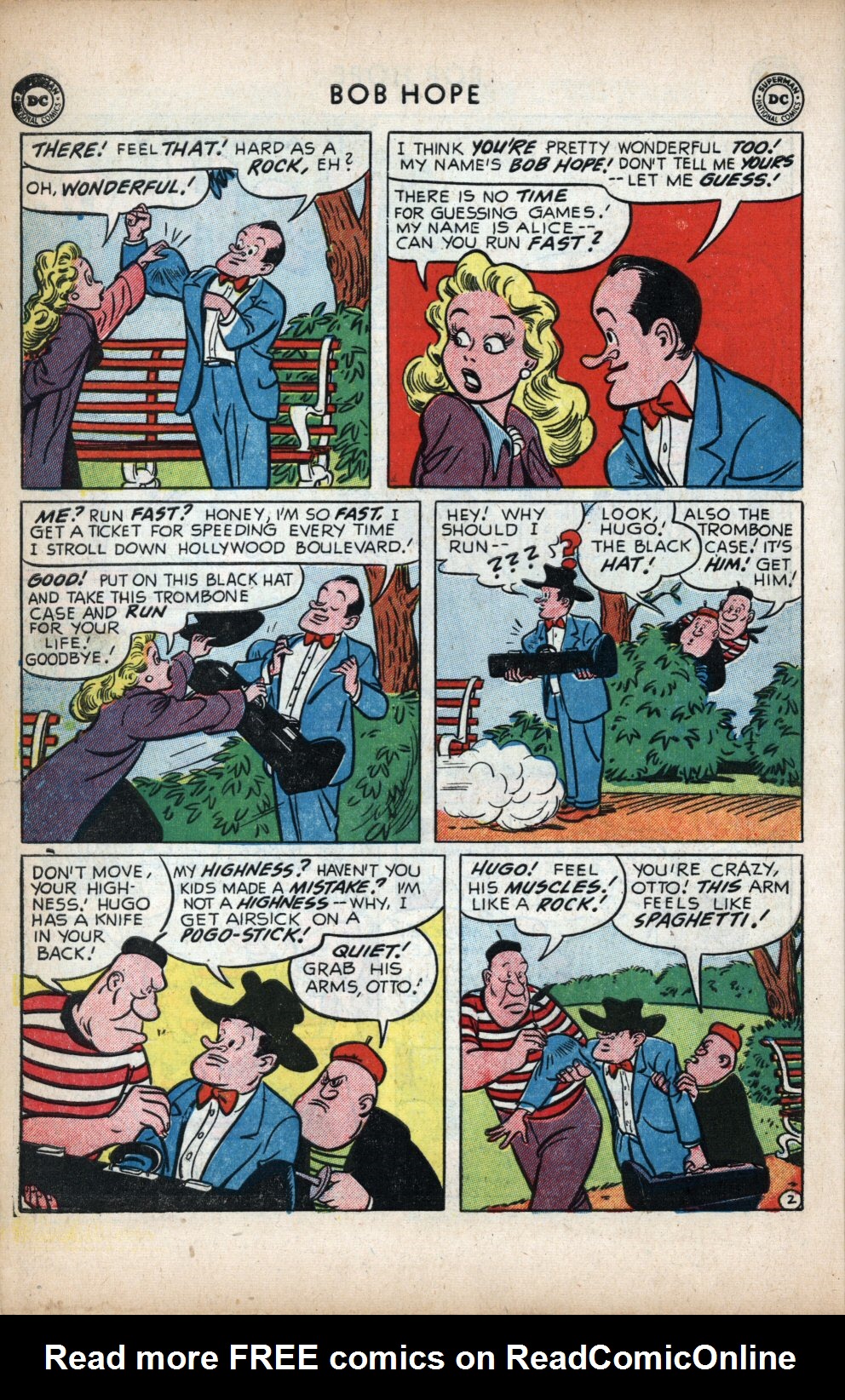 Read online The Adventures of Bob Hope comic -  Issue #11 - 12