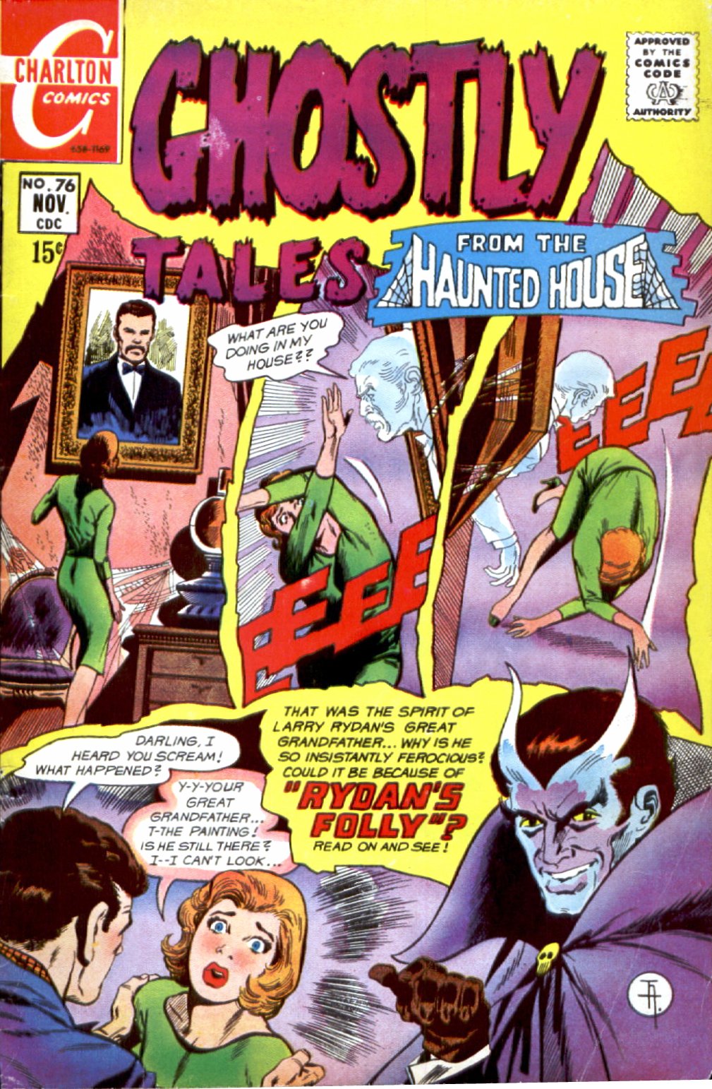 Read online Ghostly Tales comic -  Issue #76 - 1