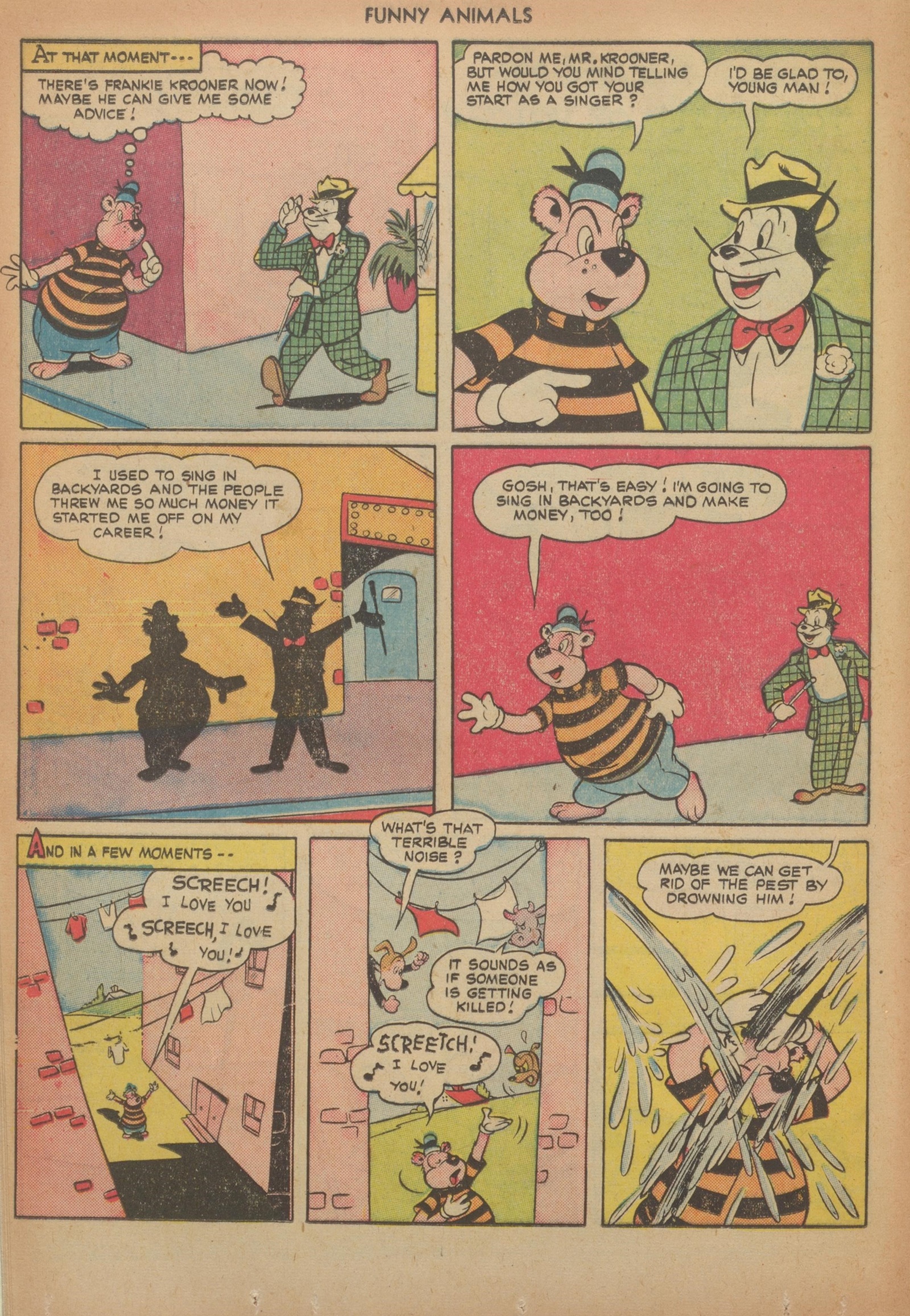 Read online Fawcett's Funny Animals comic -  Issue #68 - 12