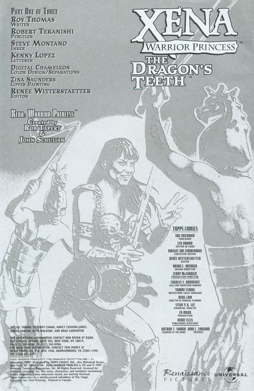 Read online Xena: Warrior Princess - The Dragon's Teeth comic -  Issue #1 - 2