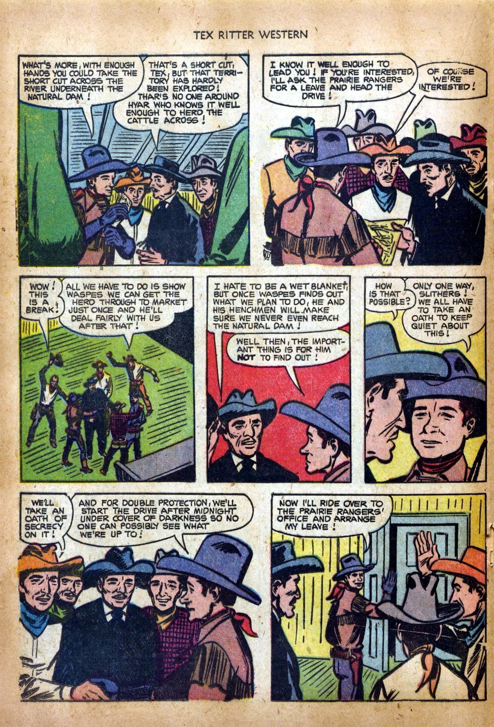 Read online Tex Ritter Western comic -  Issue #17 - 24