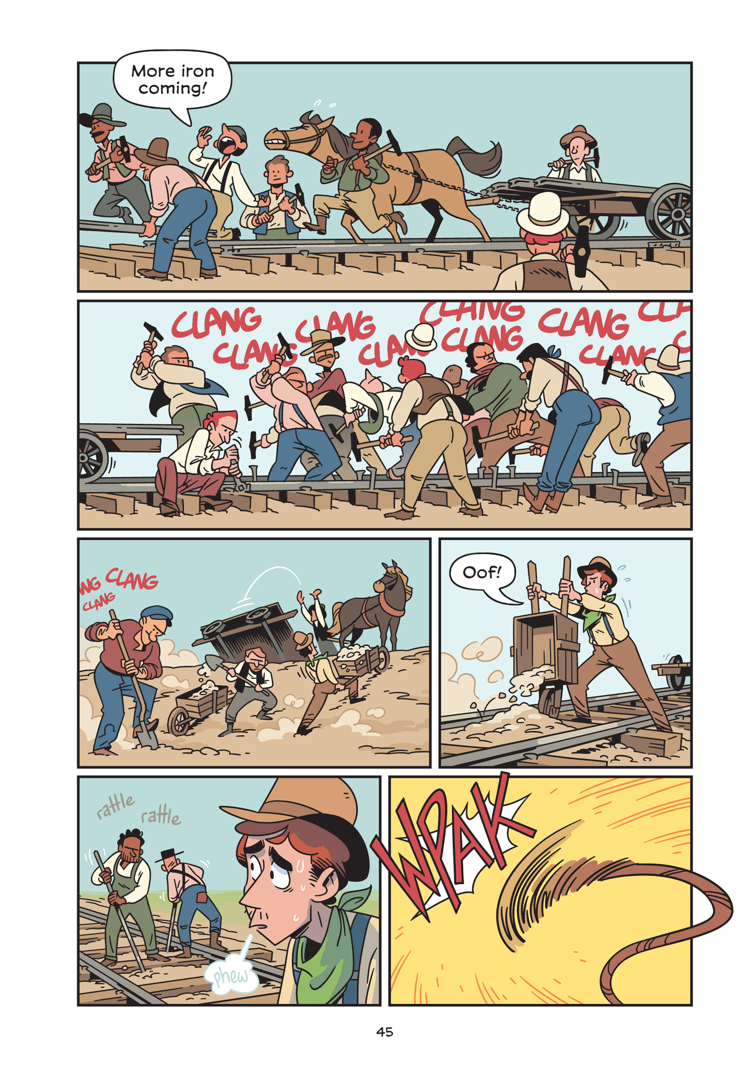 Read online History Comics comic -  Issue # The Transcontinental Railroad - 54