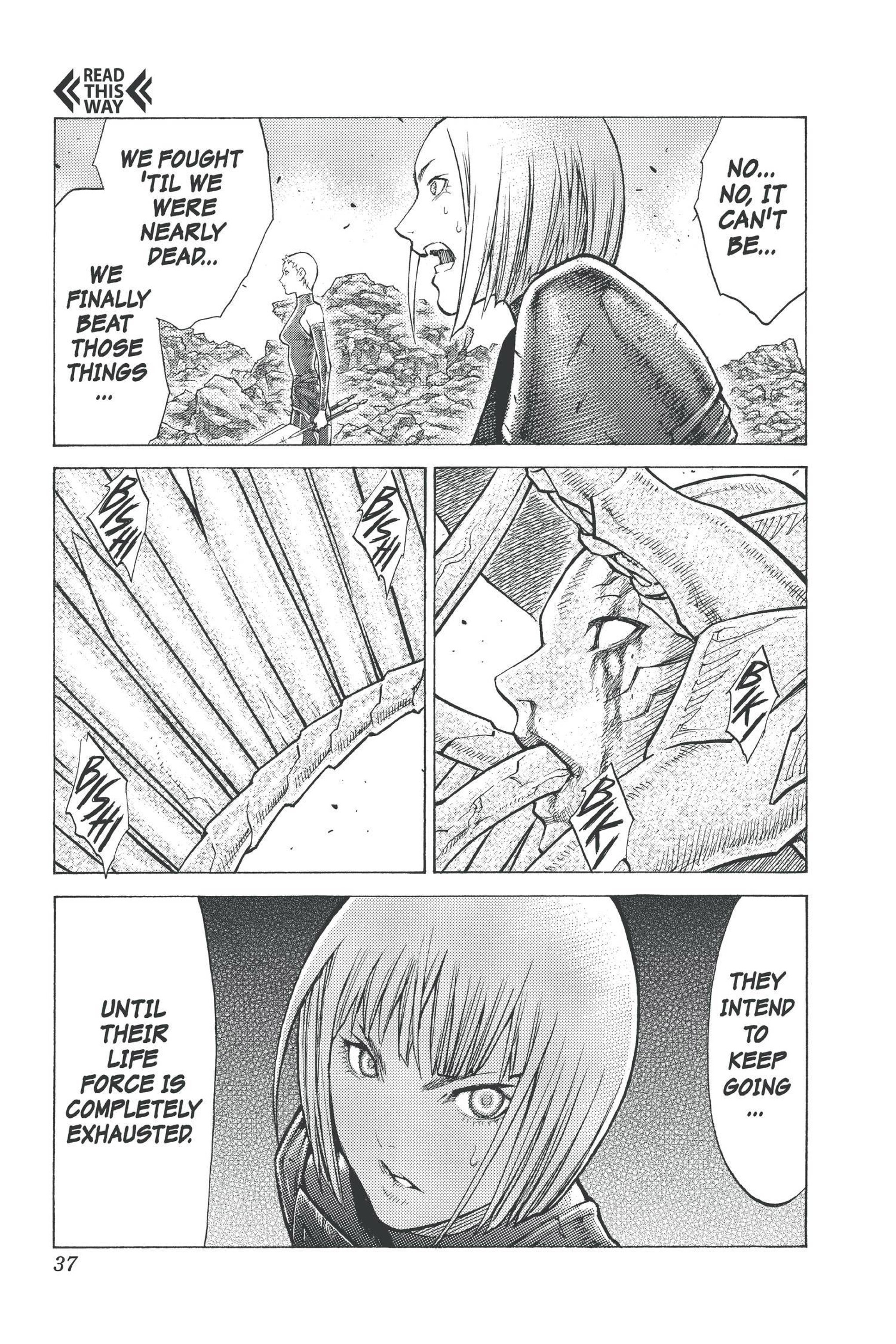 Read online Claymore comic -  Issue #18 - 34