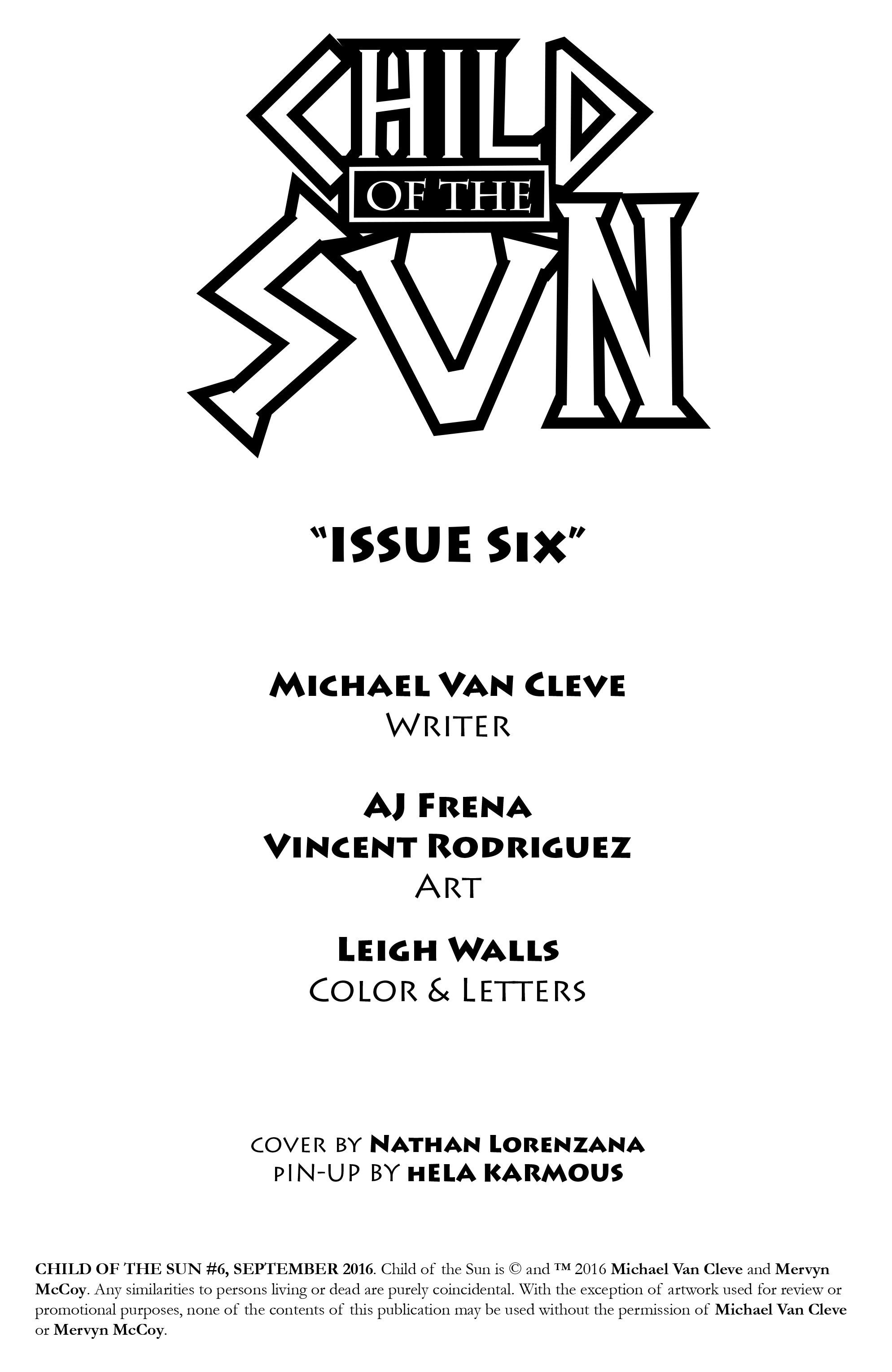 Read online Child of the Sun comic -  Issue #6 - 2