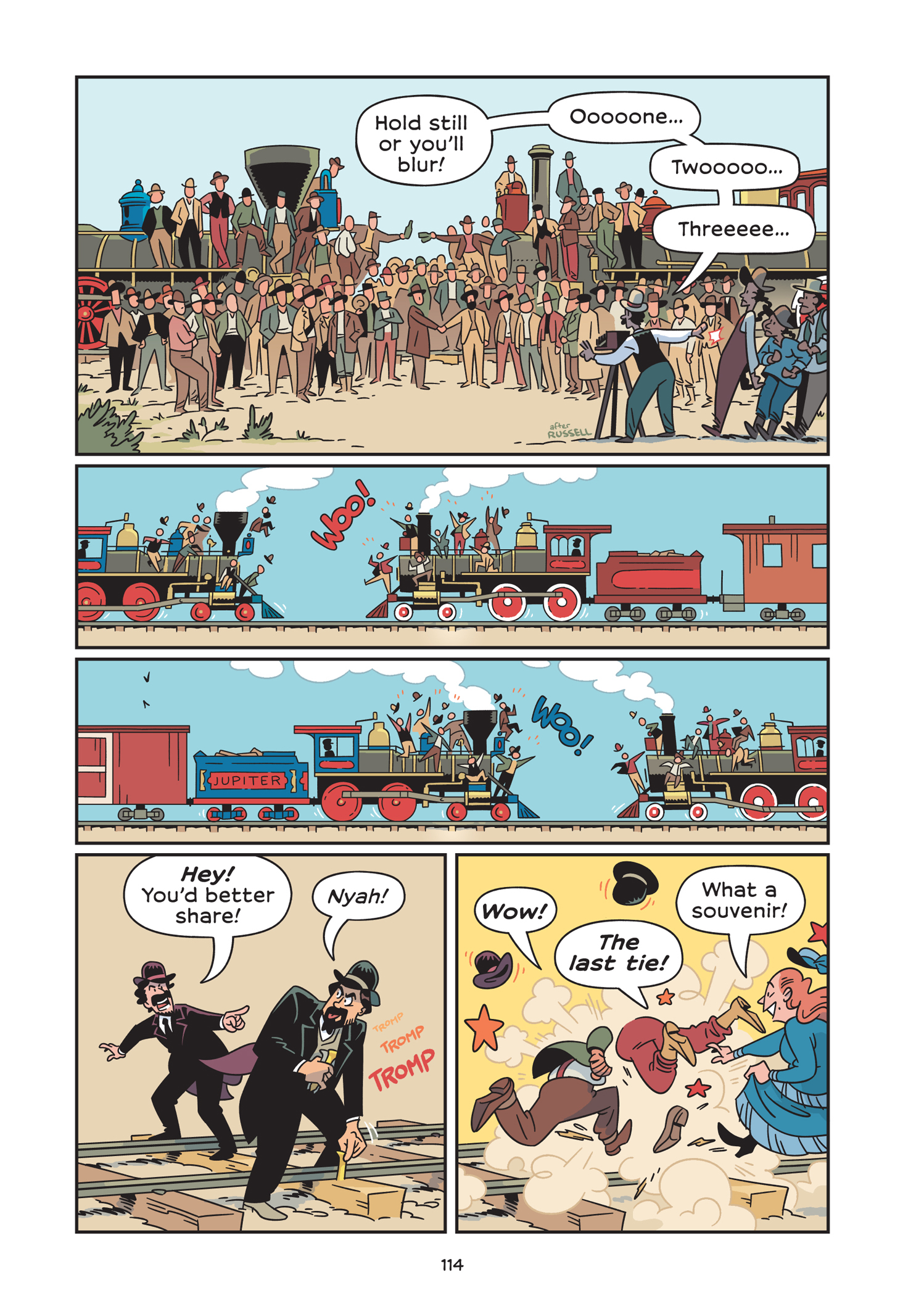 Read online History Comics comic -  Issue # The Transcontinental Railroad - 122