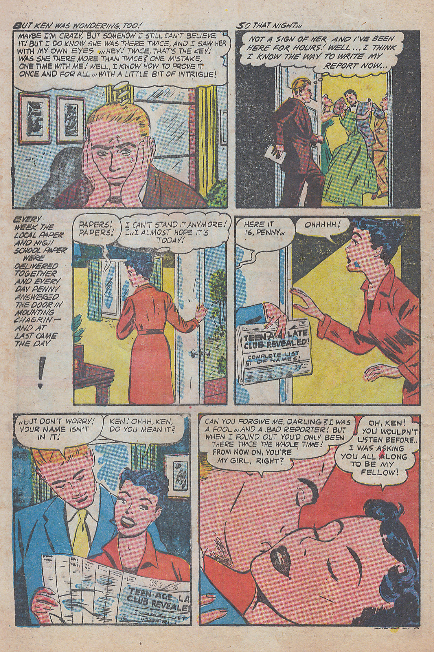Read online My Personal Problem (1957) comic -  Issue #1 - 10