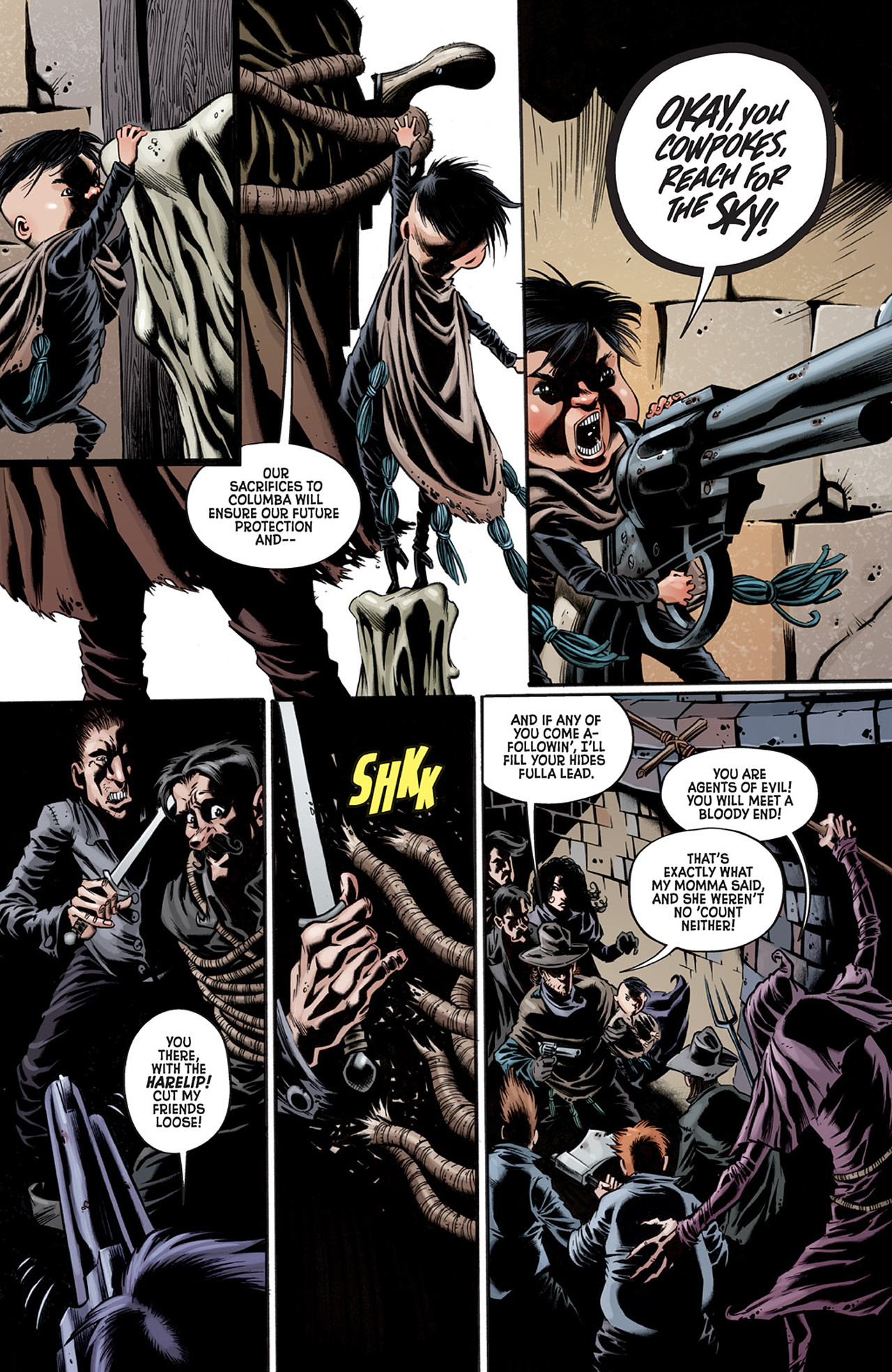 Read online Billy the Kid's Old Timey Oddities and the Orm of Loch Ness comic -  Issue #2 - 8
