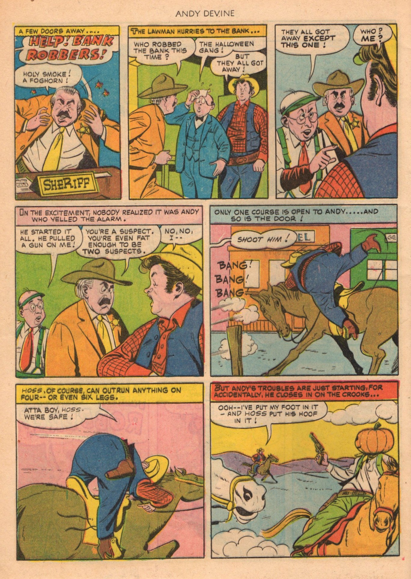 Read online Andy Devine Western comic -  Issue #1 - 32
