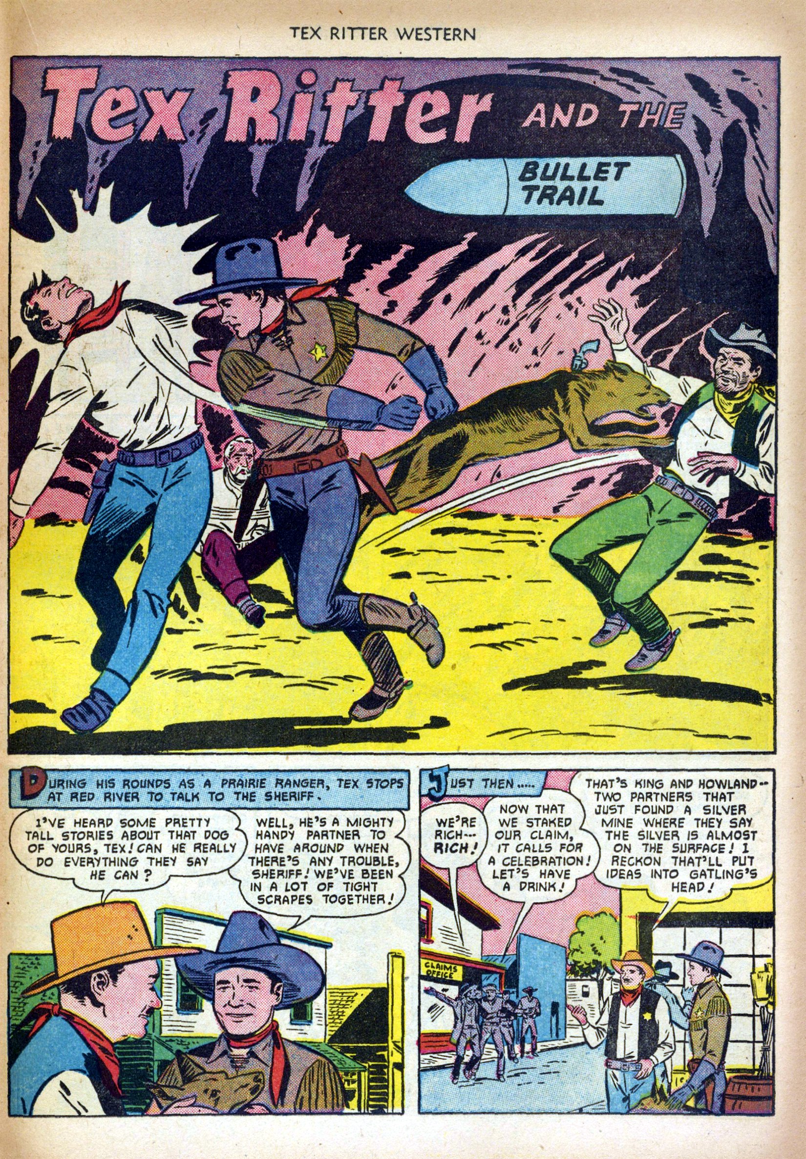Read online Tex Ritter Western comic -  Issue #5 - 23