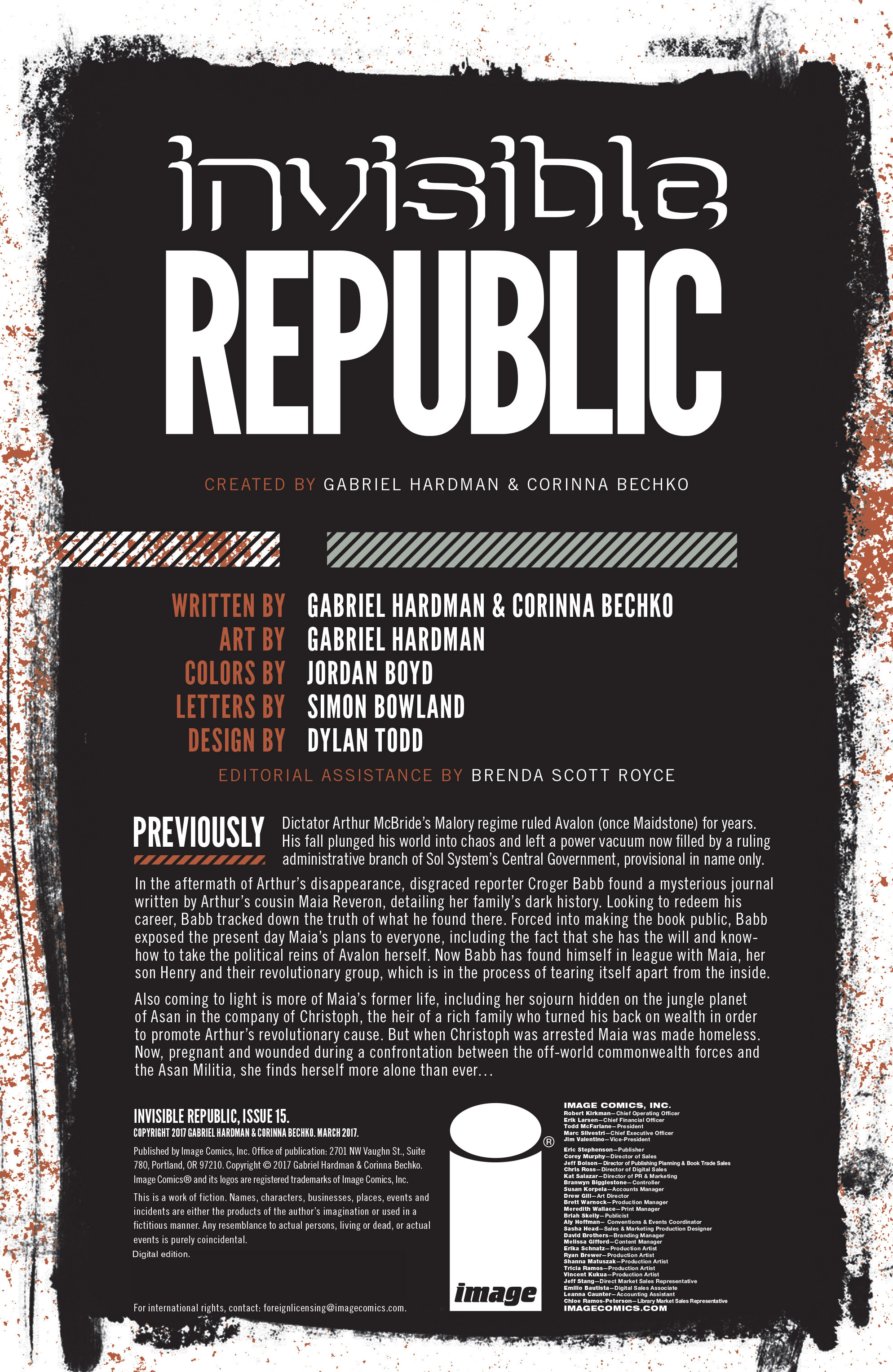 Read online Invisible Republic comic -  Issue #15 - 2