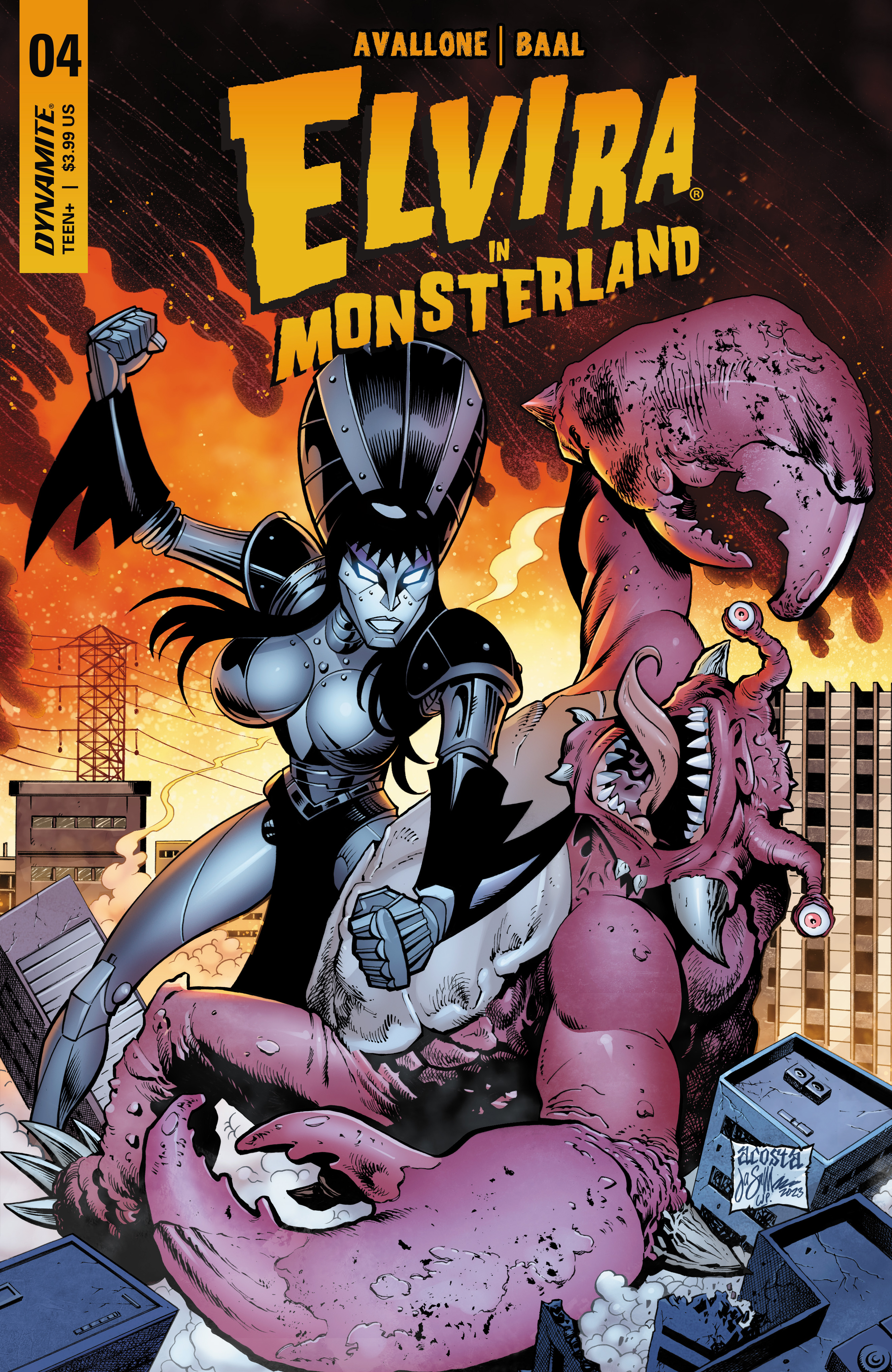Read online Elvira in Monsterland comic -  Issue #4 - 1