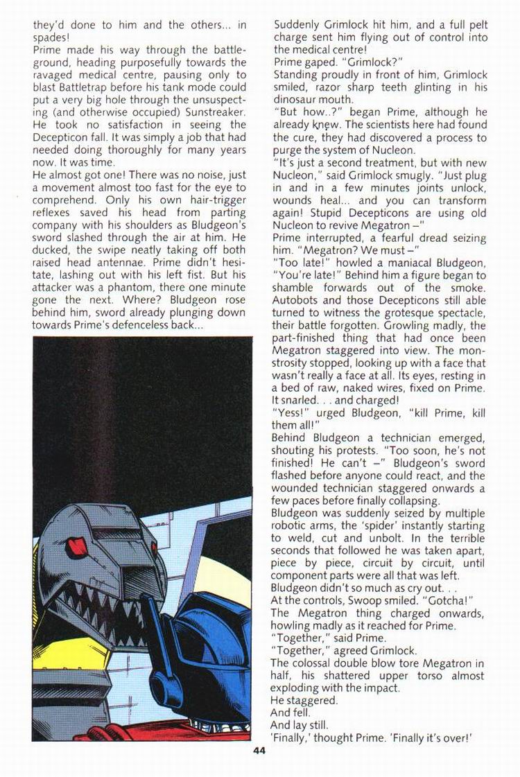 Read online The Transformers Annual comic -  Issue #1991 - 18