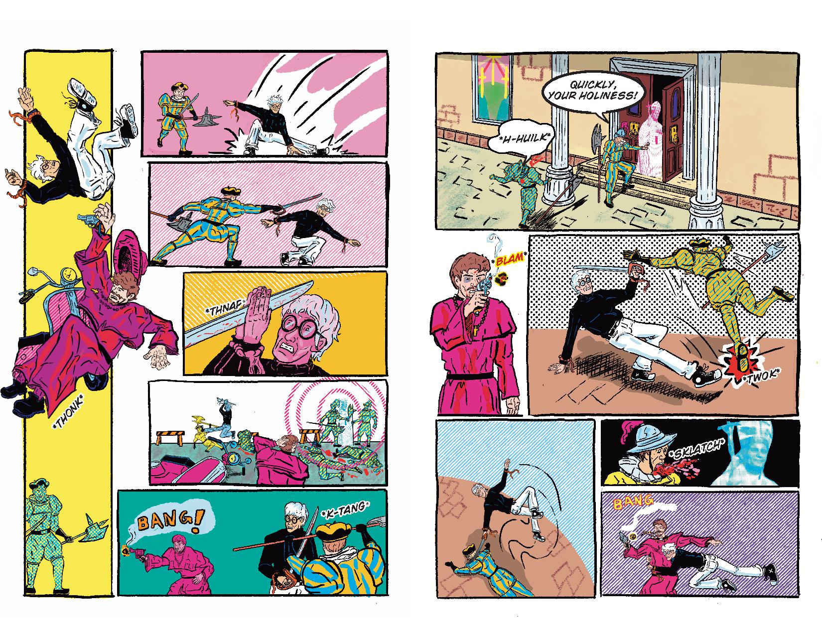 Read online CYMK ULTRA: Guns, Knives, & Crosses comic -  Issue # Full - 17