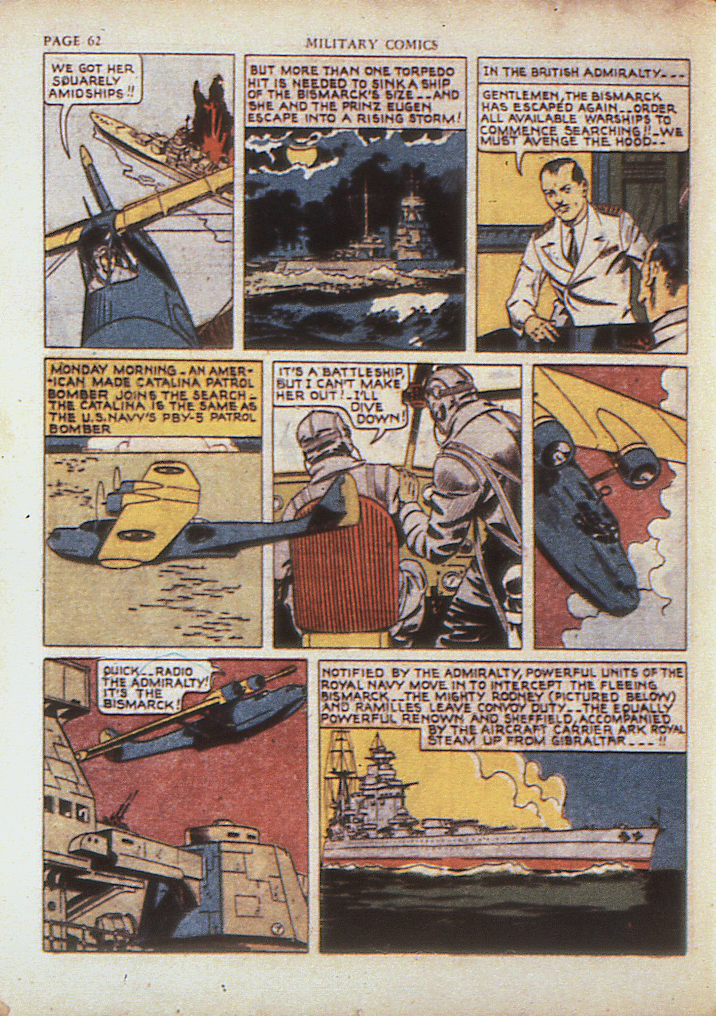 Read online Military Comics comic -  Issue #4 - 64