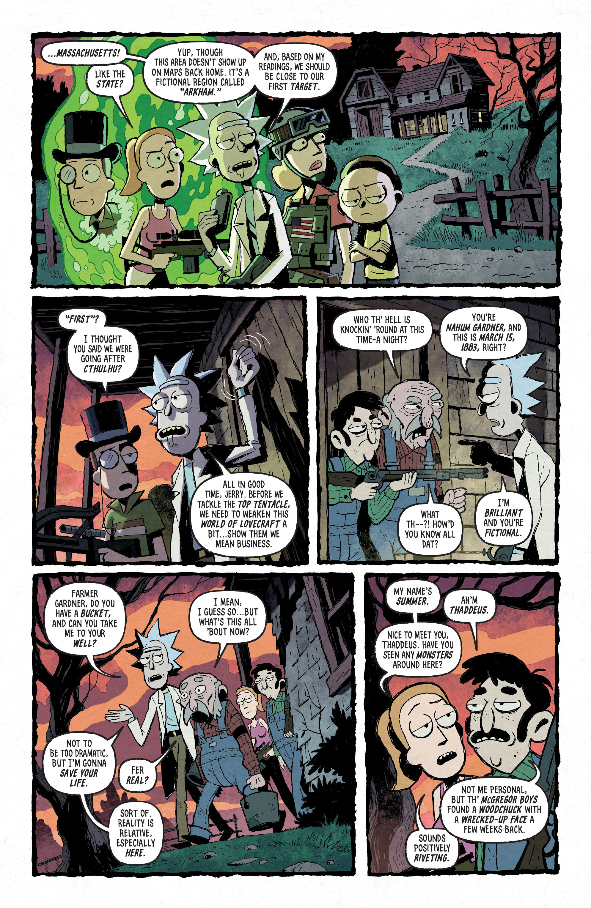 Read online Rick and Morty: vs. Cthulhu comic -  Issue # TPB - 14