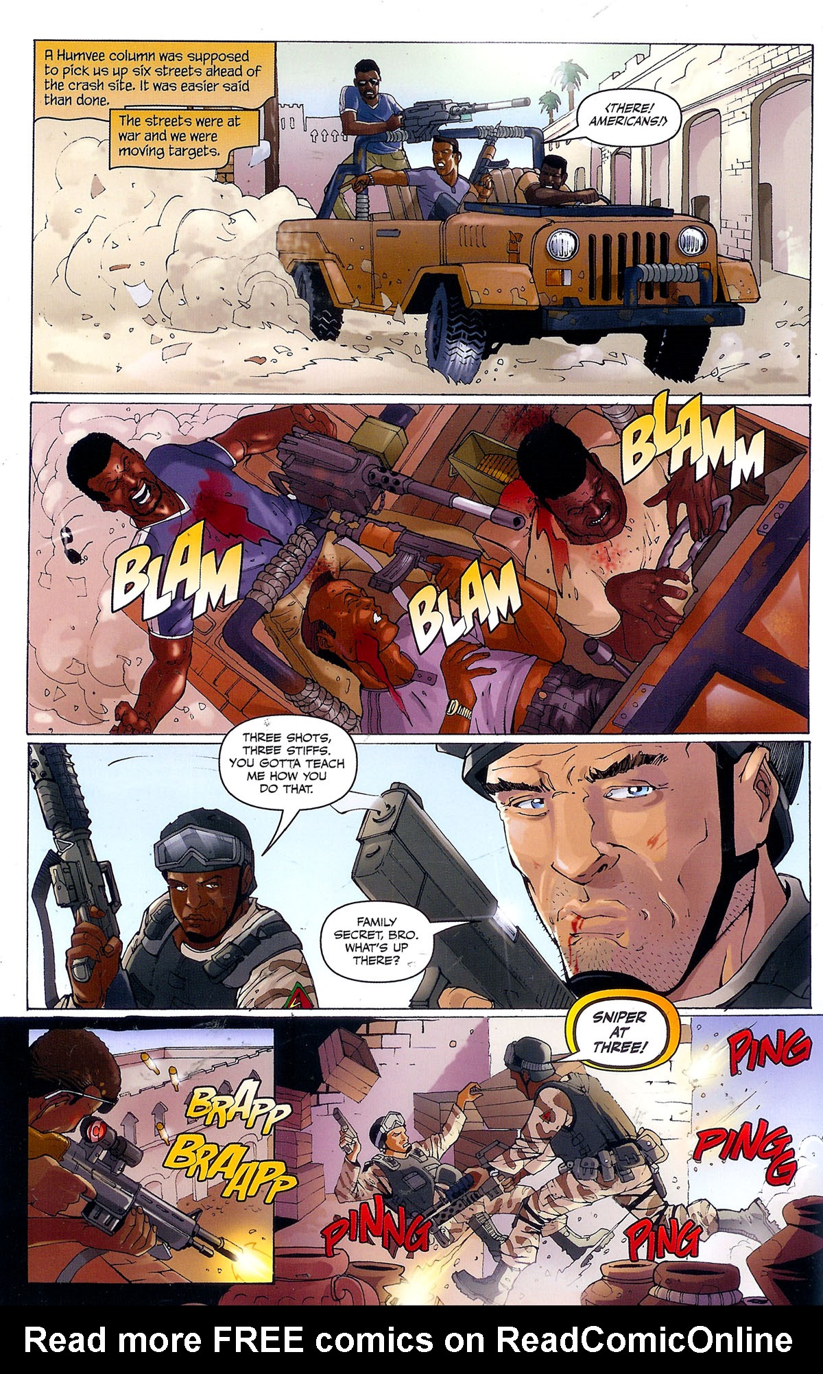 Read online CVO: Covert Vampiric Operations - African Blood comic -  Issue #1 - 5