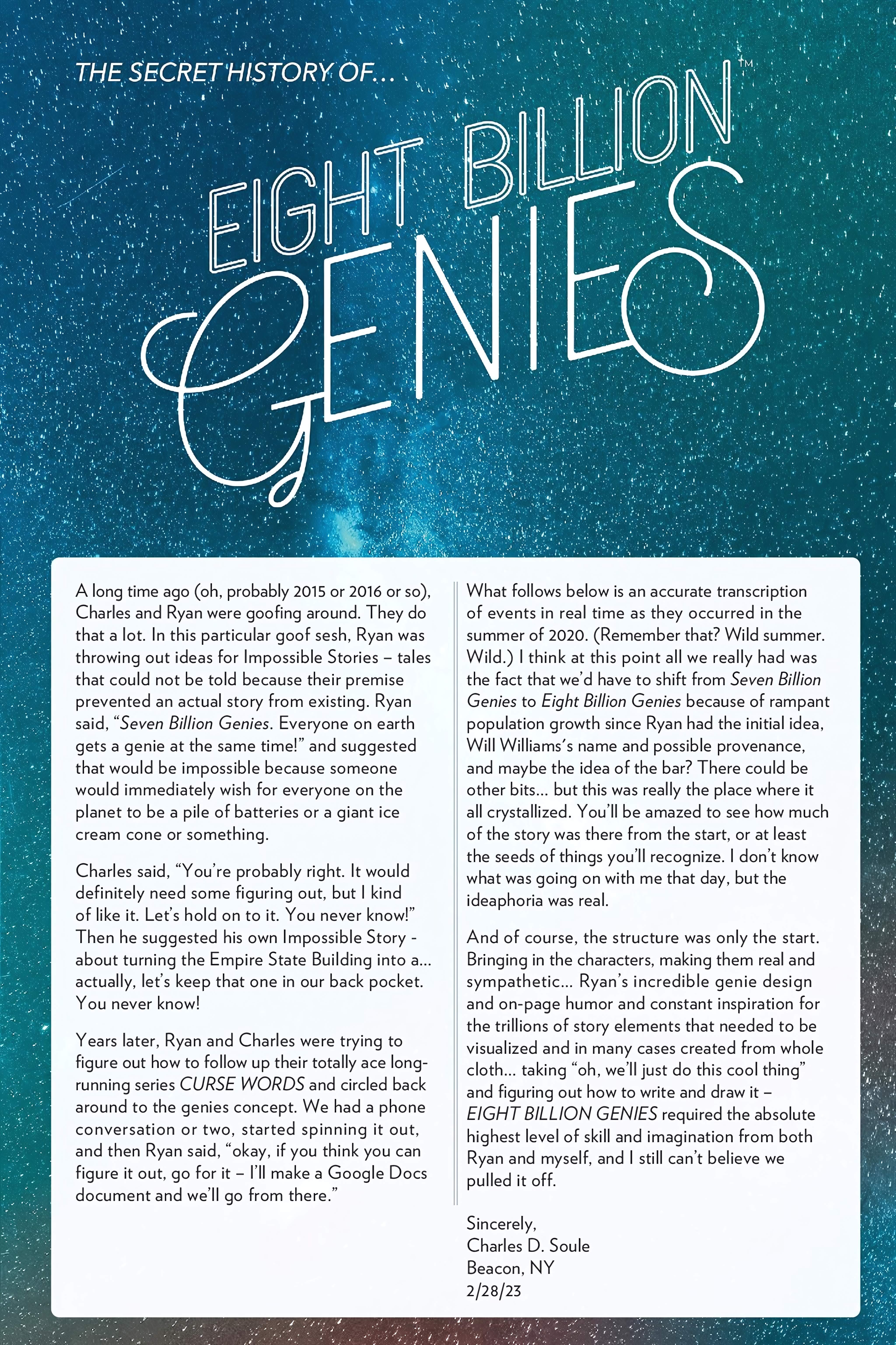 Read online Eight Billion Genies comic -  Issue # _Deluxe Edition (Part 3) - 70