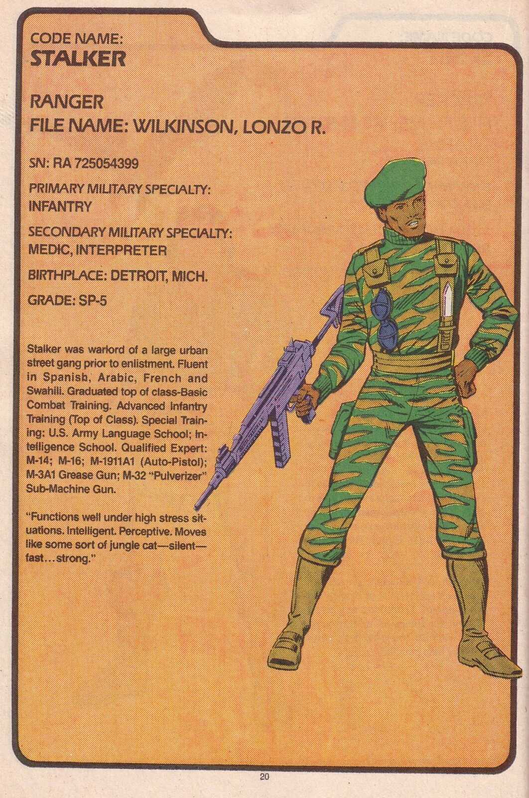Read online The G.I. Joe Order of Battle comic -  Issue #2 - 22