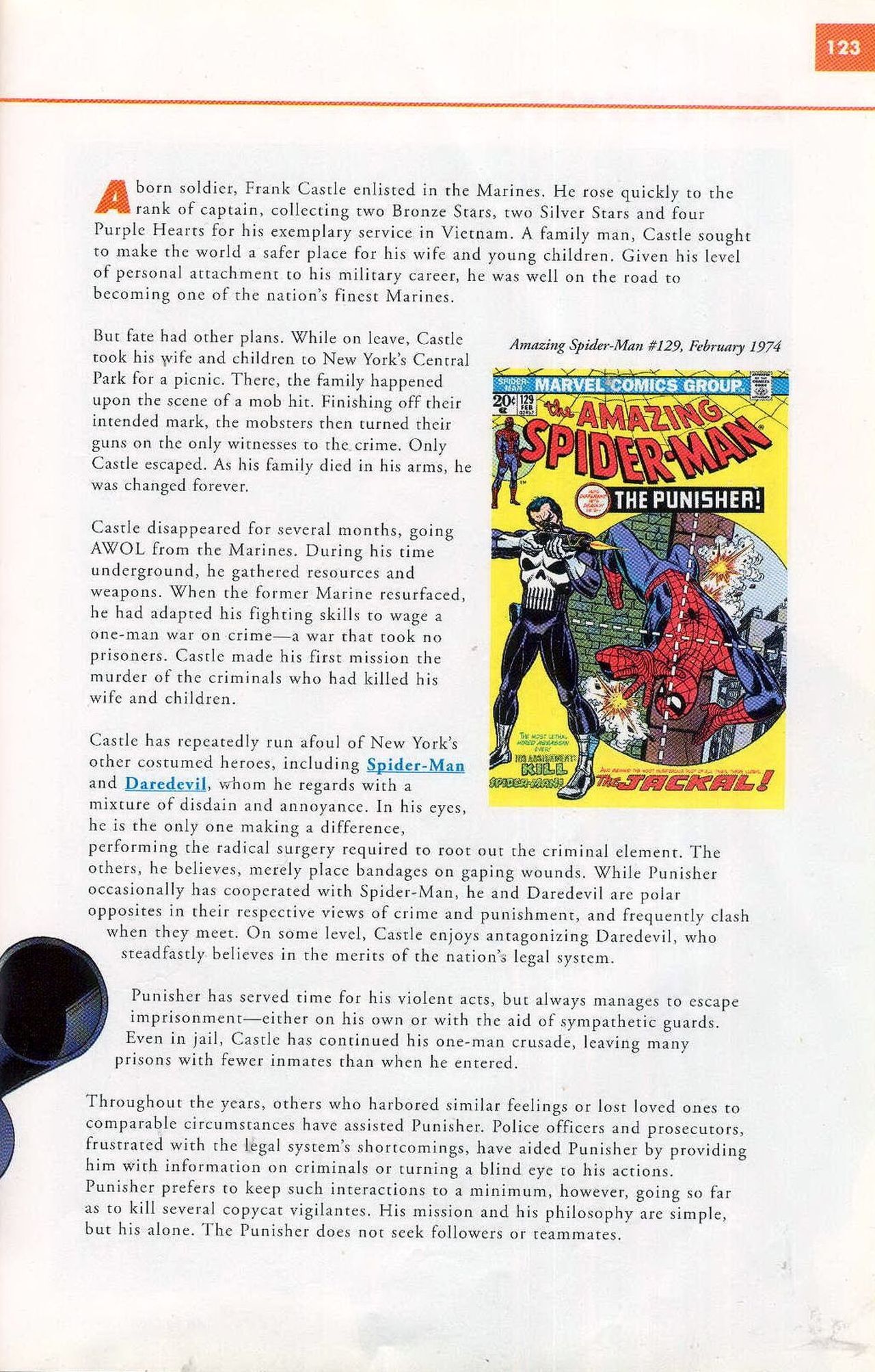 Read online Marvel Encyclopedia comic -  Issue # TPB 1 - 121