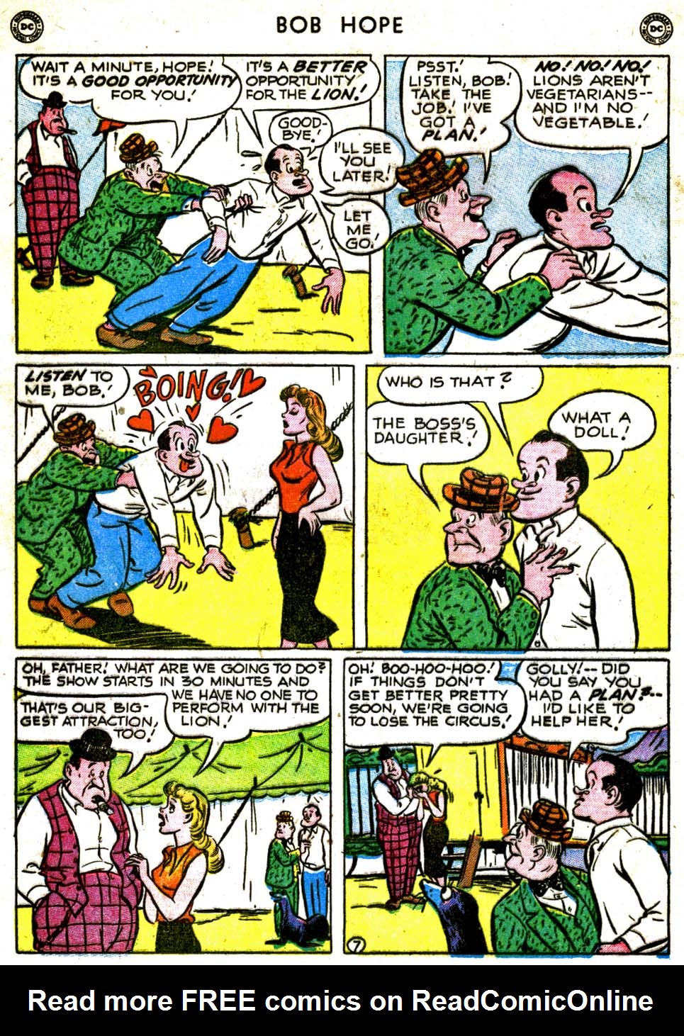 Read online The Adventures of Bob Hope comic -  Issue #7 - 22