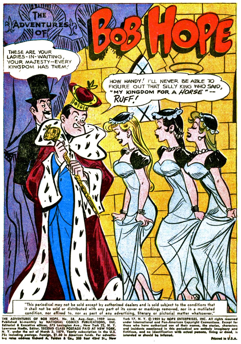 Read online The Adventures of Bob Hope comic -  Issue #58 - 3