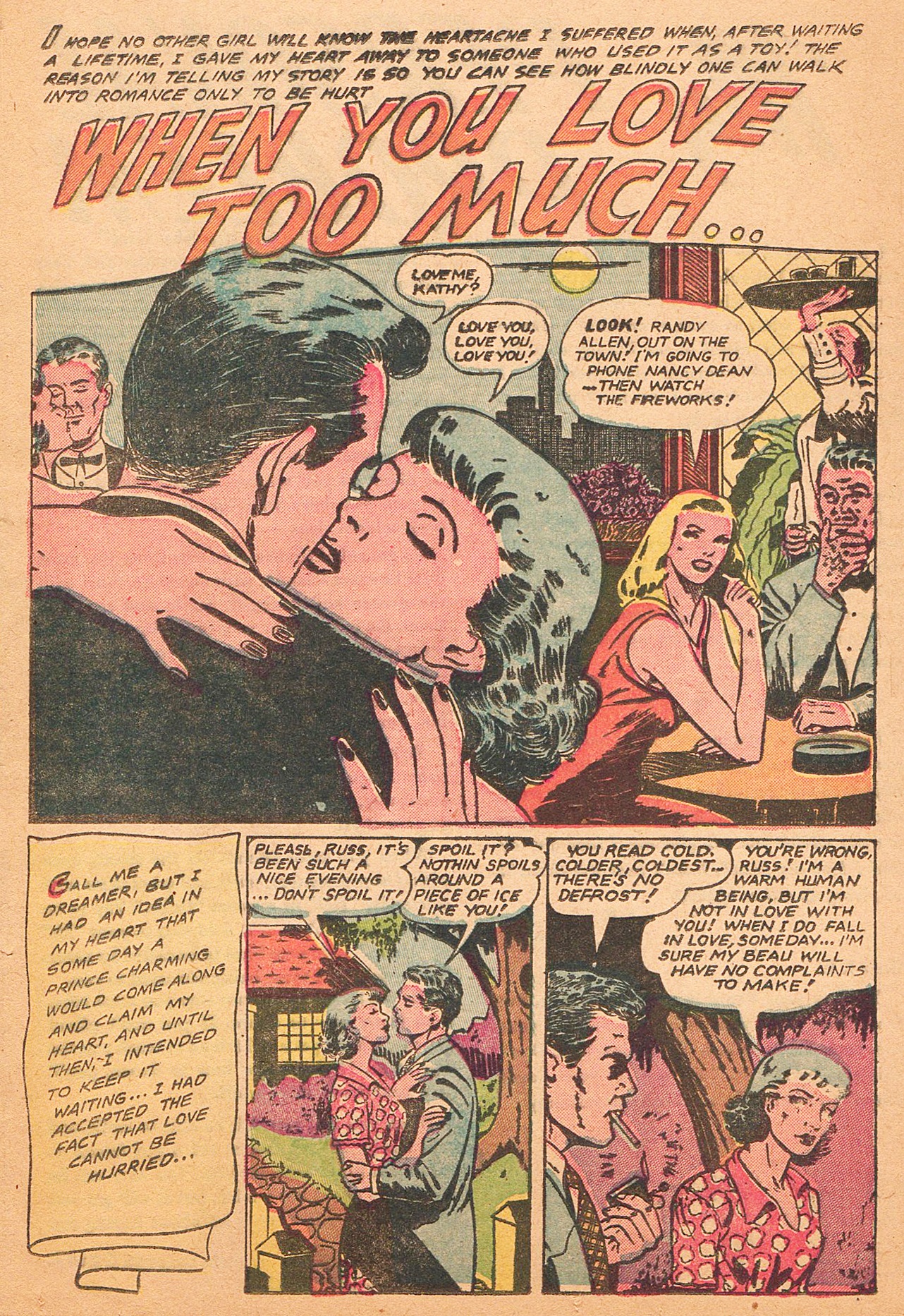 Read online My Personal Problem (1955) comic -  Issue #4 - 12