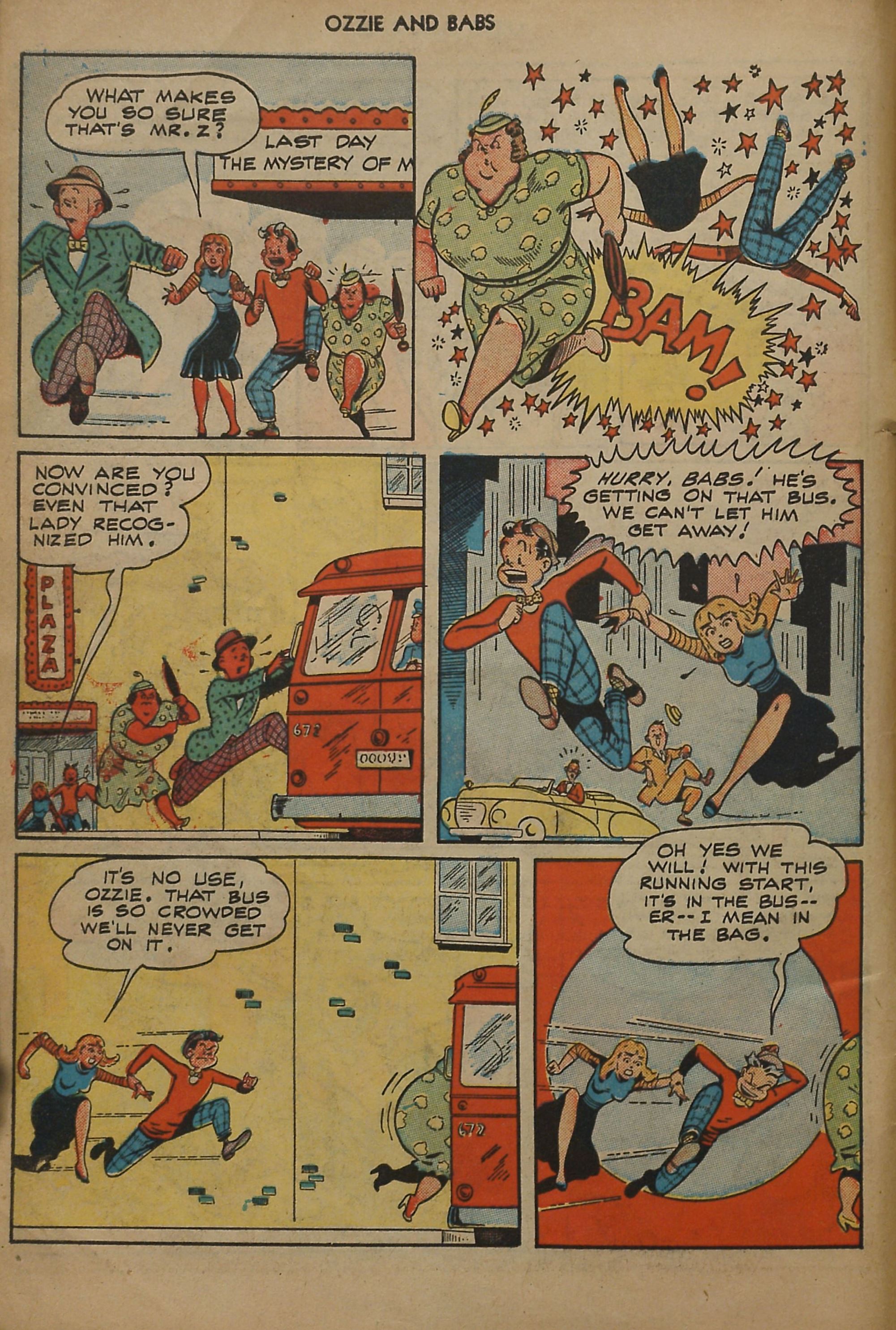 Read online Ozzie And Babs comic -  Issue #5 - 6