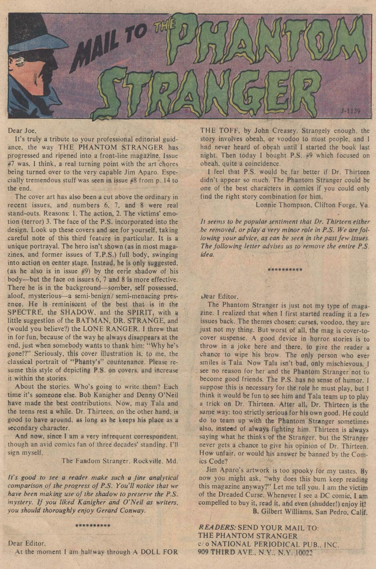 Read online The Phantom Stranger (1969) comic -  Issue #13 - 33