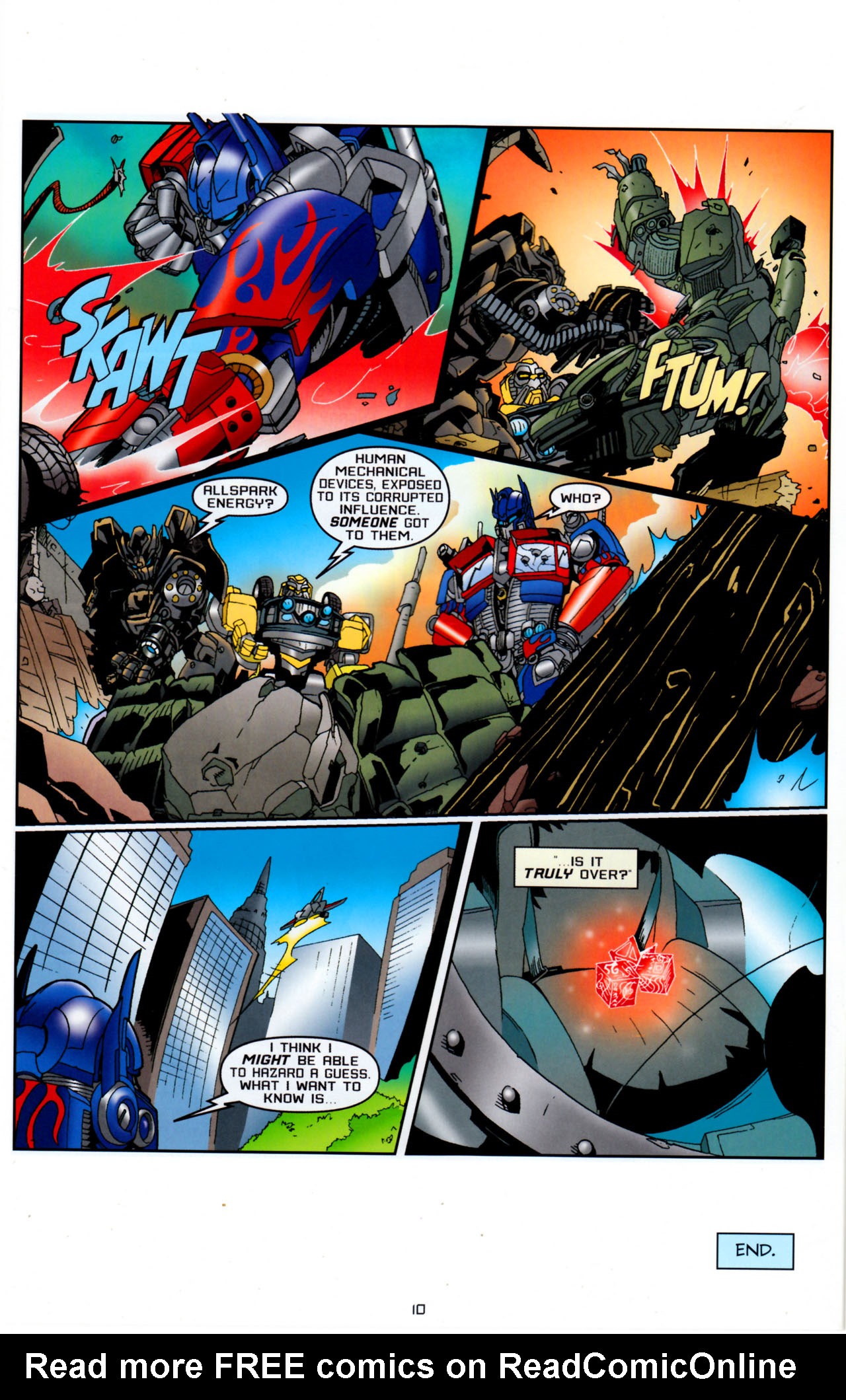 Read online Transformers: Saga of the Allspark comic -  Issue #4 - 13