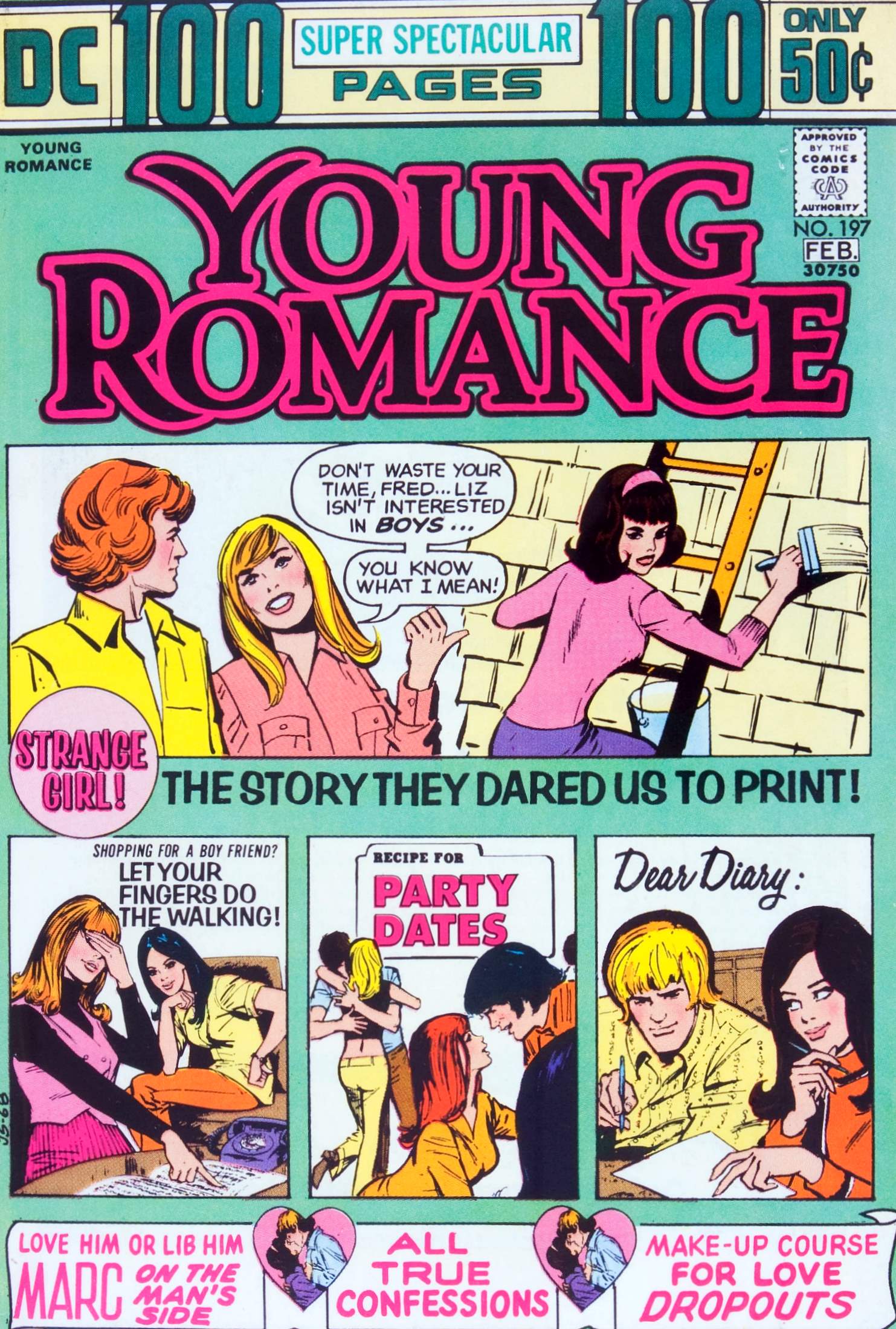 Read online Young Romance comic -  Issue #197 - 1