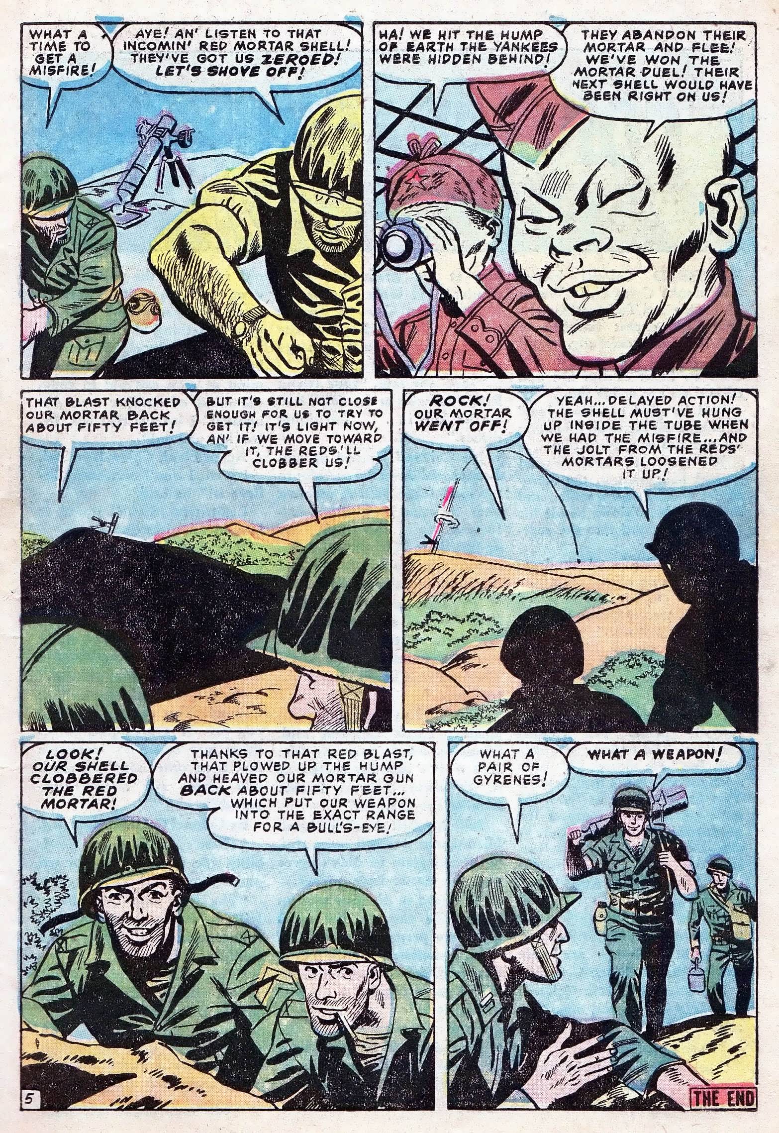 Read online Marines in Action comic -  Issue #10 - 7