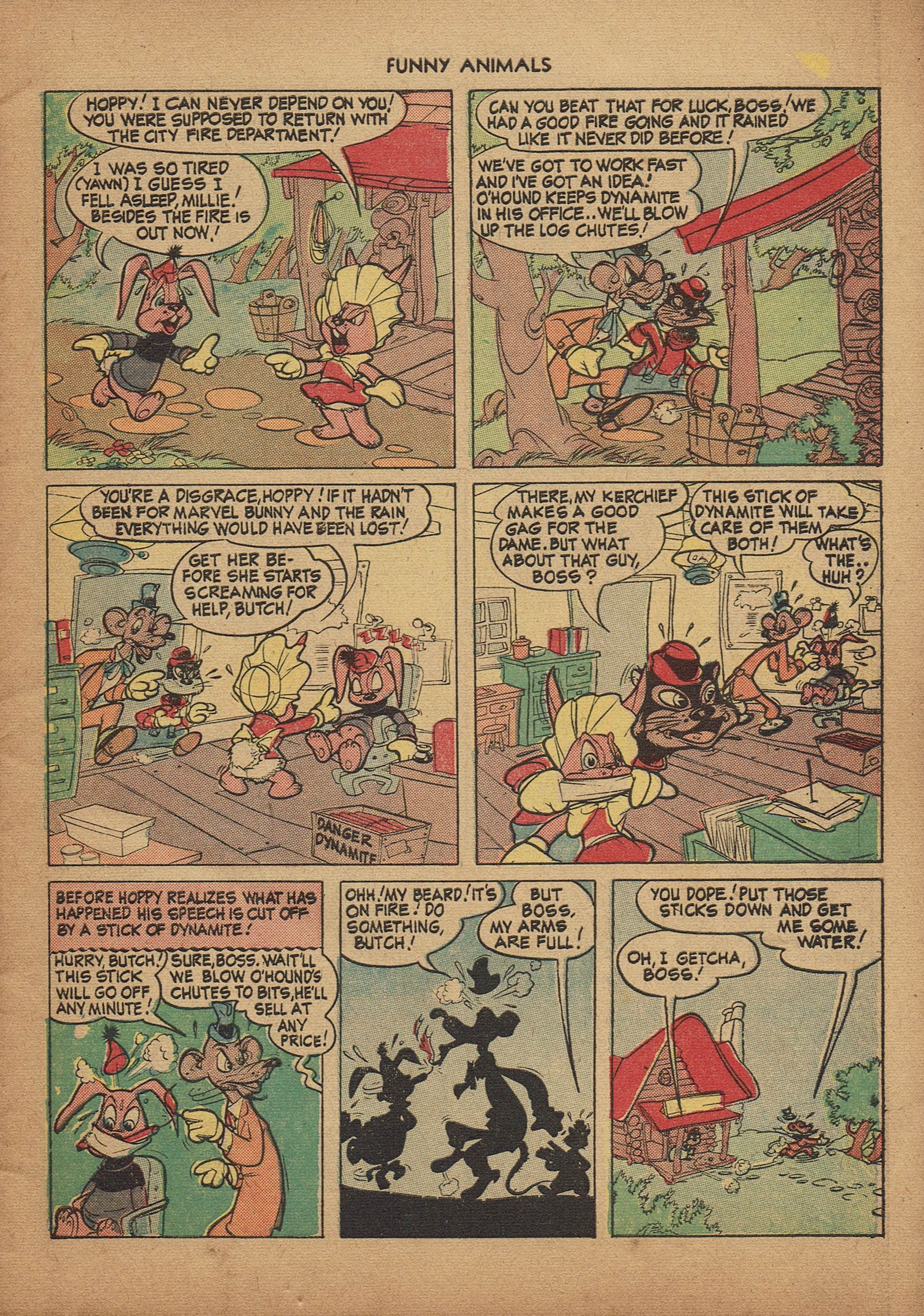Read online Fawcett's Funny Animals comic -  Issue #22 - 7
