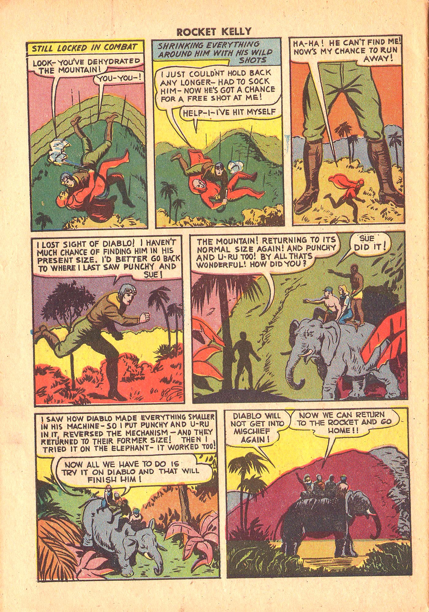 Read online Rocket Kelly (1944) comic -  Issue # Full - 34