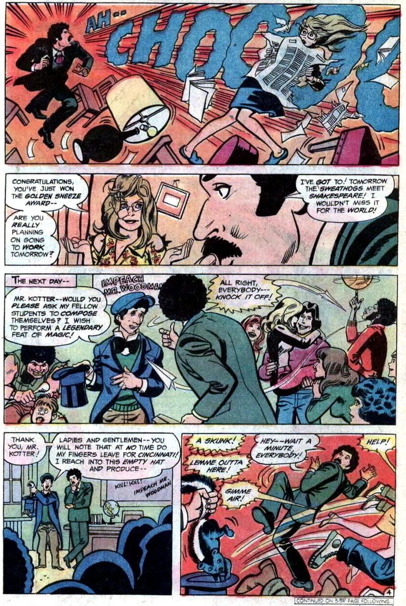 Read online Welcome Back, Kotter comic -  Issue #5 - 5