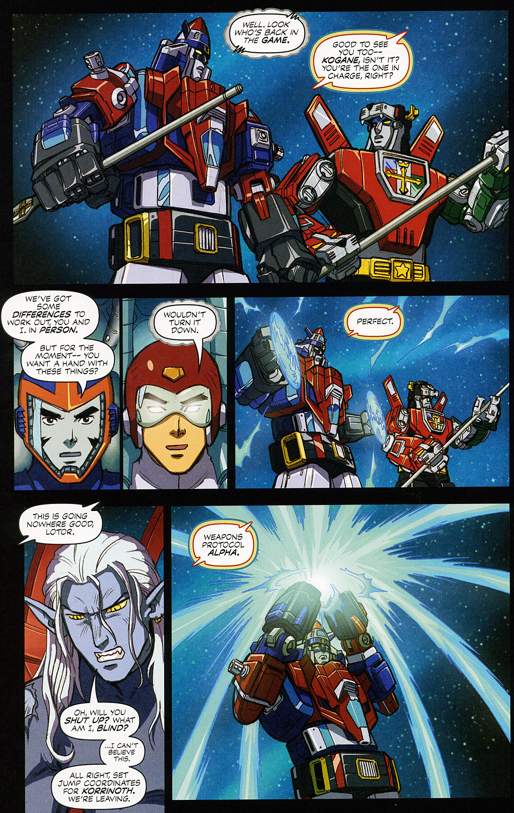 Read online Voltron: Defender of the Universe comic -  Issue #5 - 19