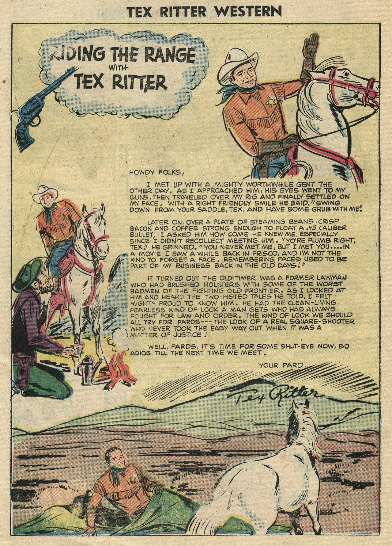 Read online Tex Ritter Western comic -  Issue #32 - 18