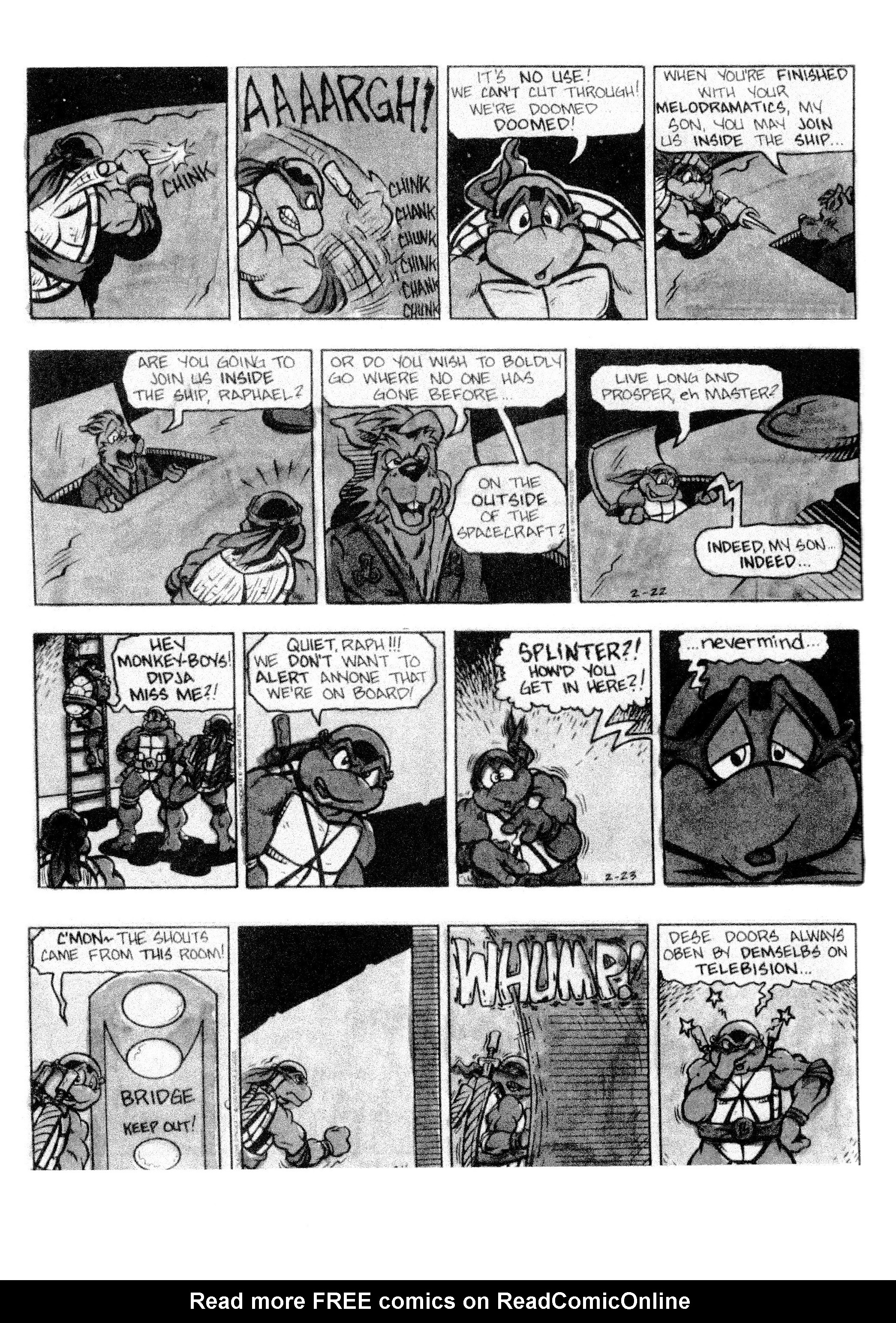 Read online Teenage Mutant Ninja Turtles: Complete Newspaper Daily Comic Strip Collection comic -  Issue # TPB 2 (Part 2) - 61