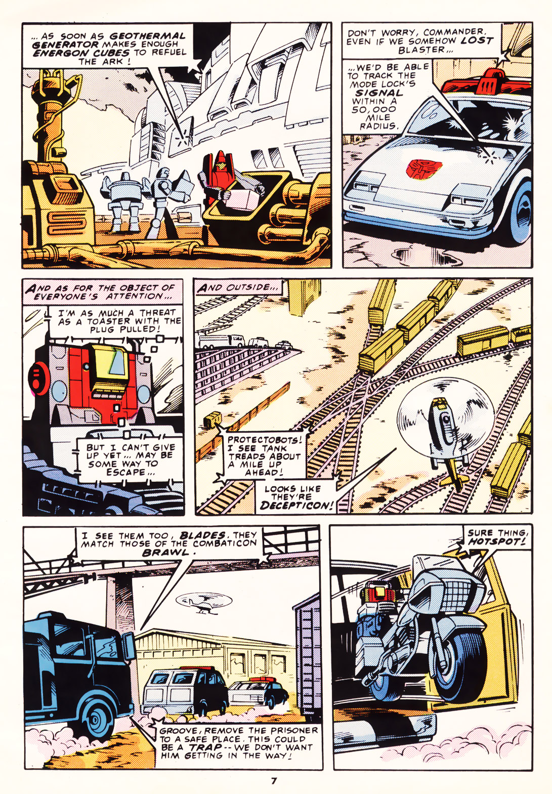 Read online The Transformers (UK) comic -  Issue #141 - 7