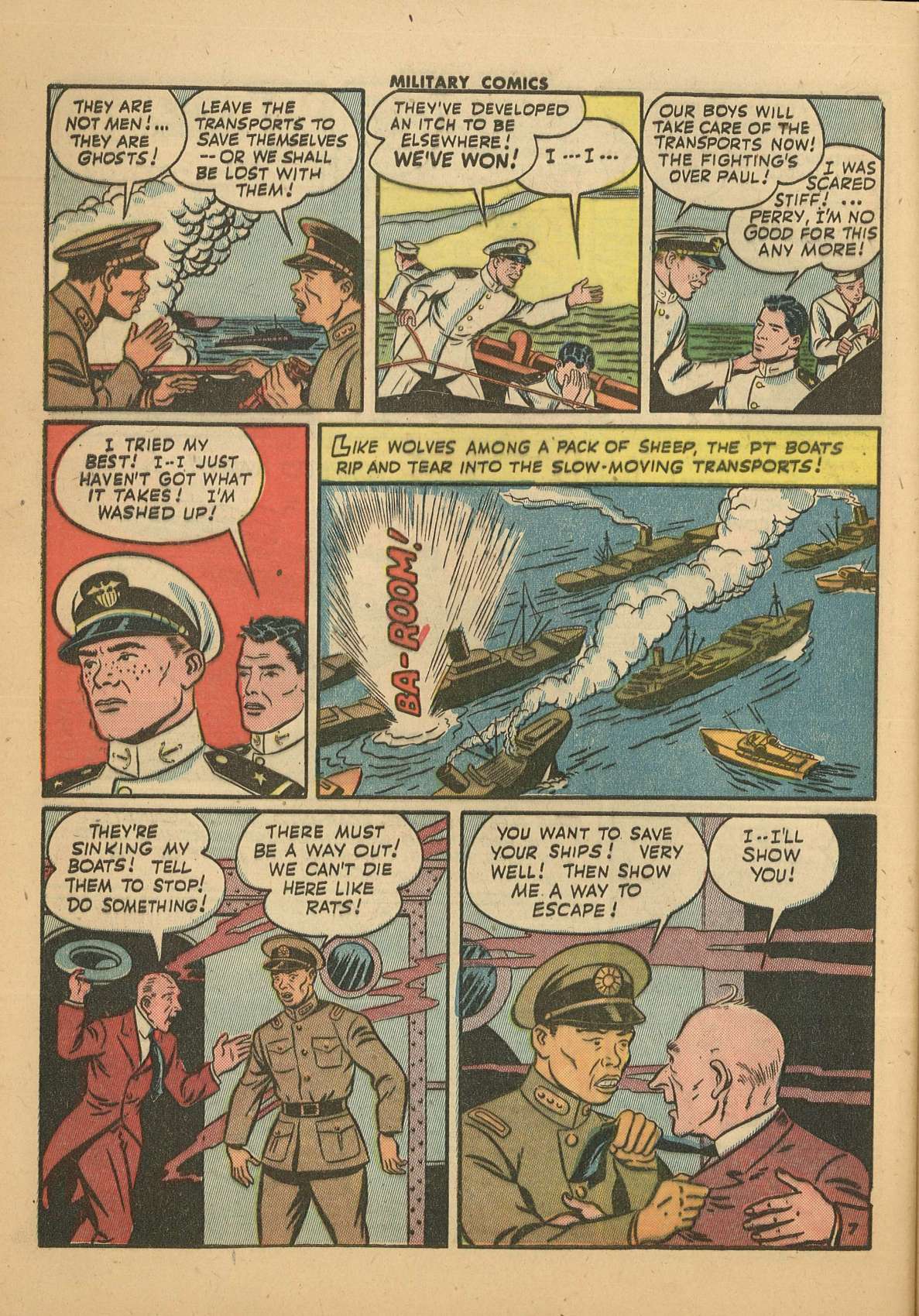 Read online Military Comics comic -  Issue #28 - 48