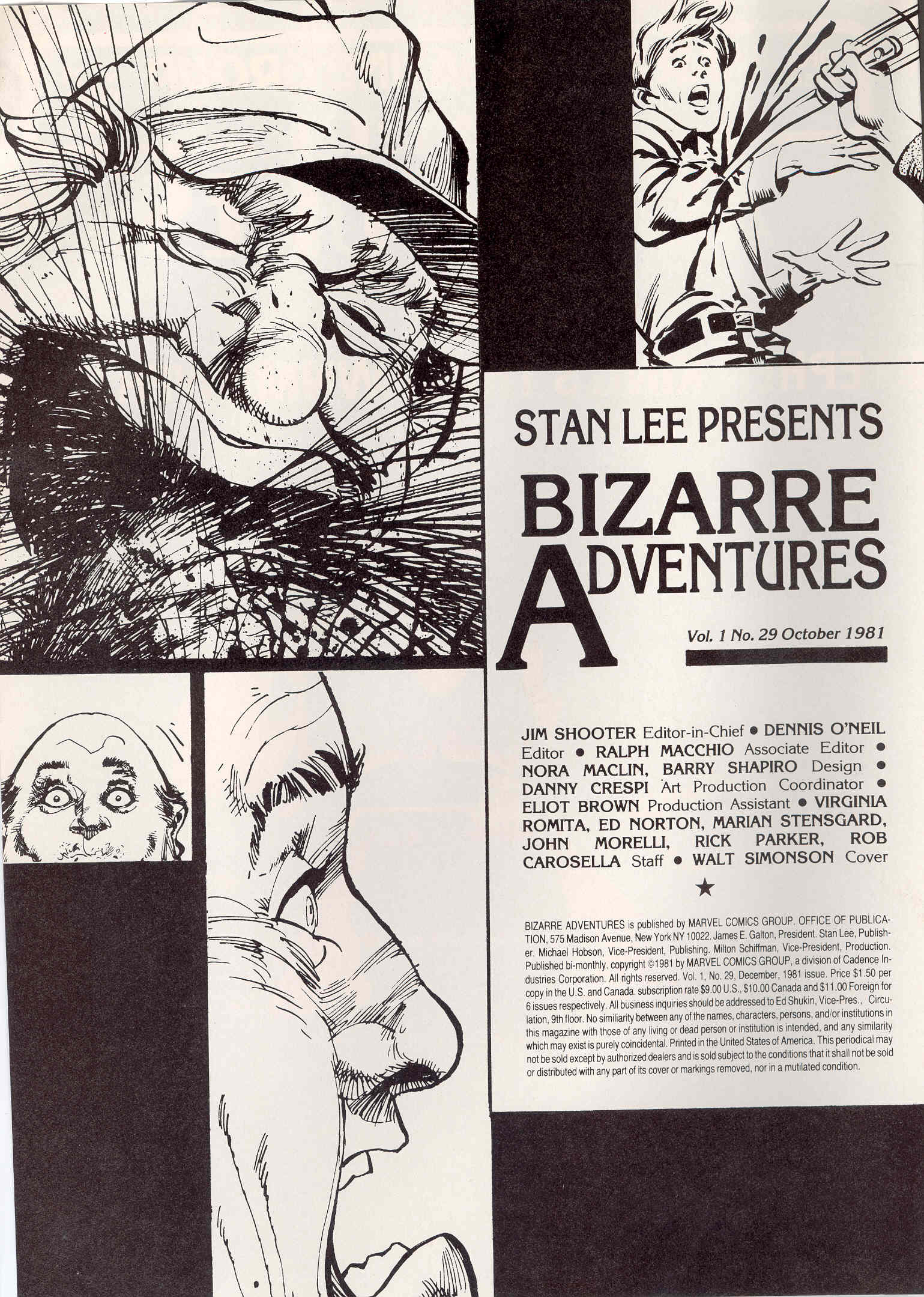 Read online Bizarre Adventures comic -  Issue #29 - 2