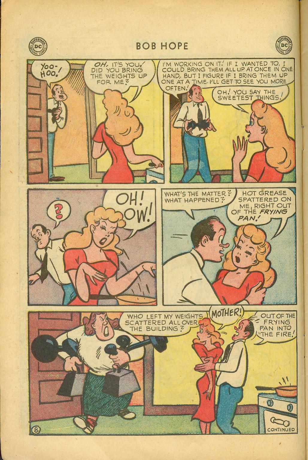 Read online The Adventures of Bob Hope comic -  Issue #21 - 10