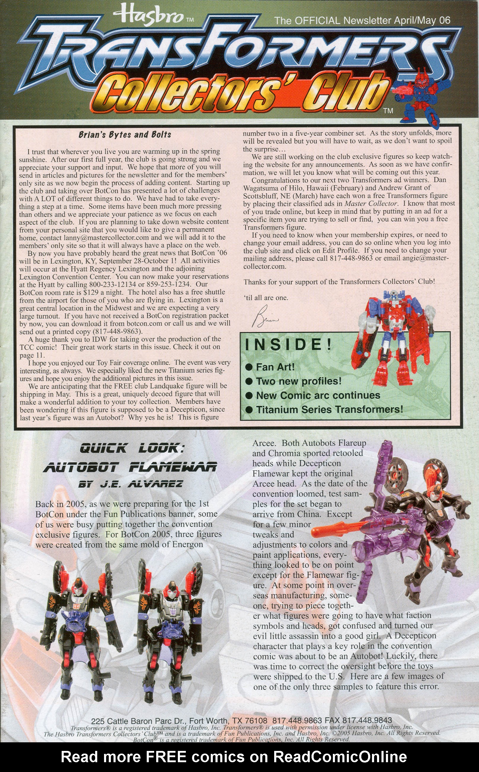Read online Transformers: Collectors' Club comic -  Issue #8 - 1