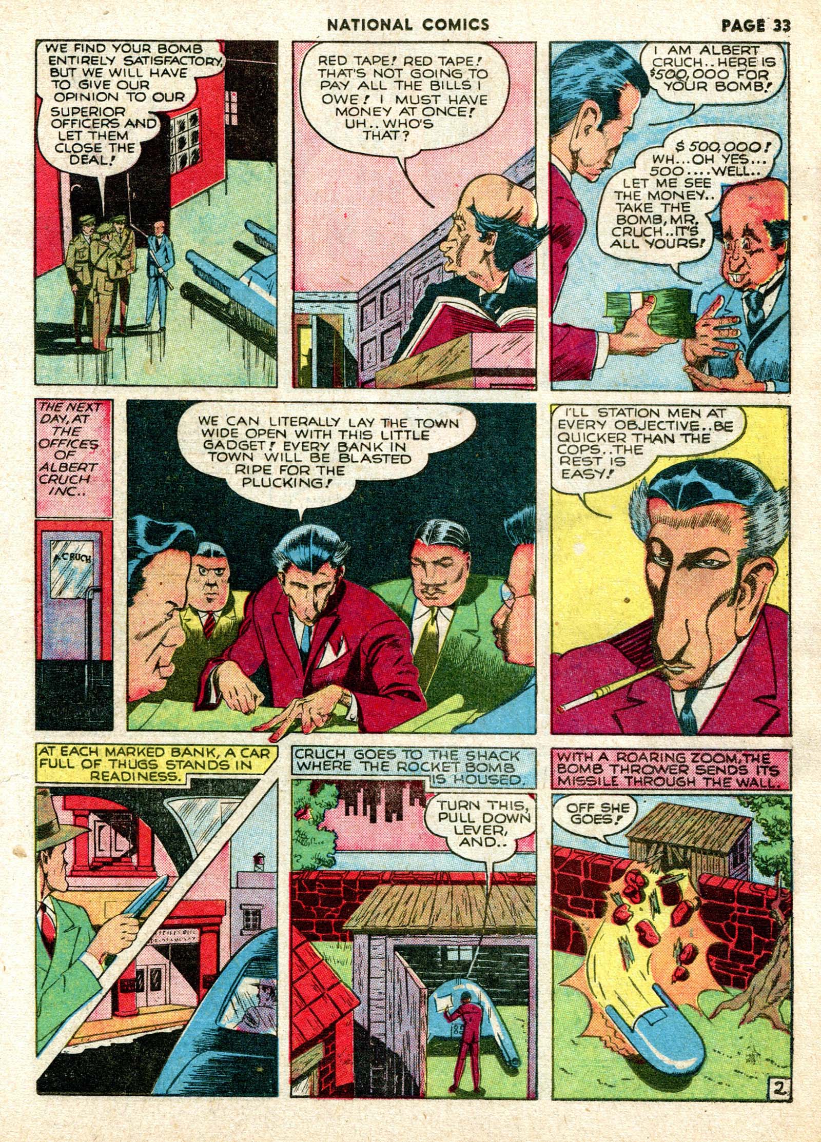 Read online National Comics comic -  Issue #8 - 35