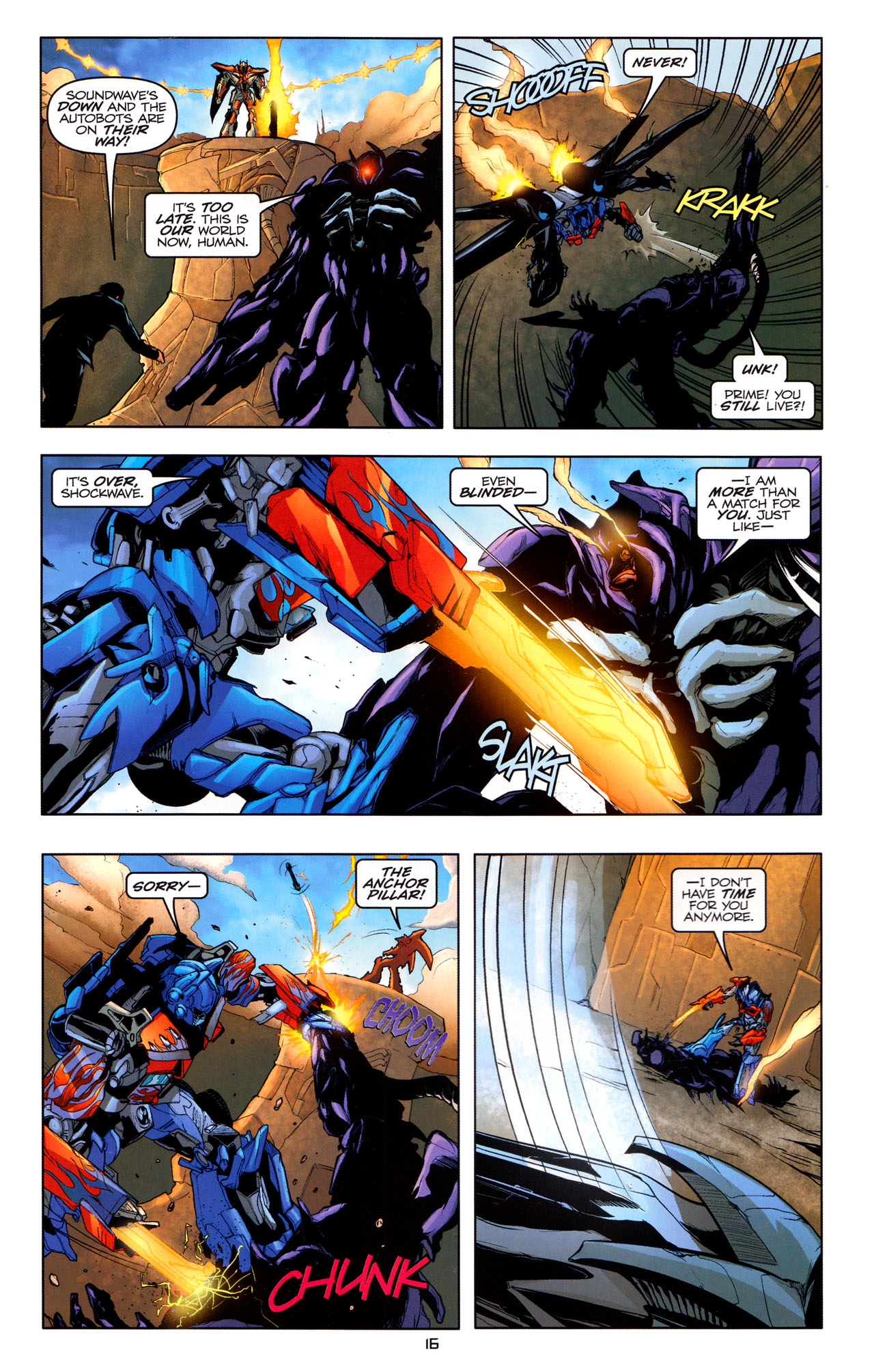 Read online Transformers: Dark of the Moon Movie Adaptation comic -  Issue #4 - 18