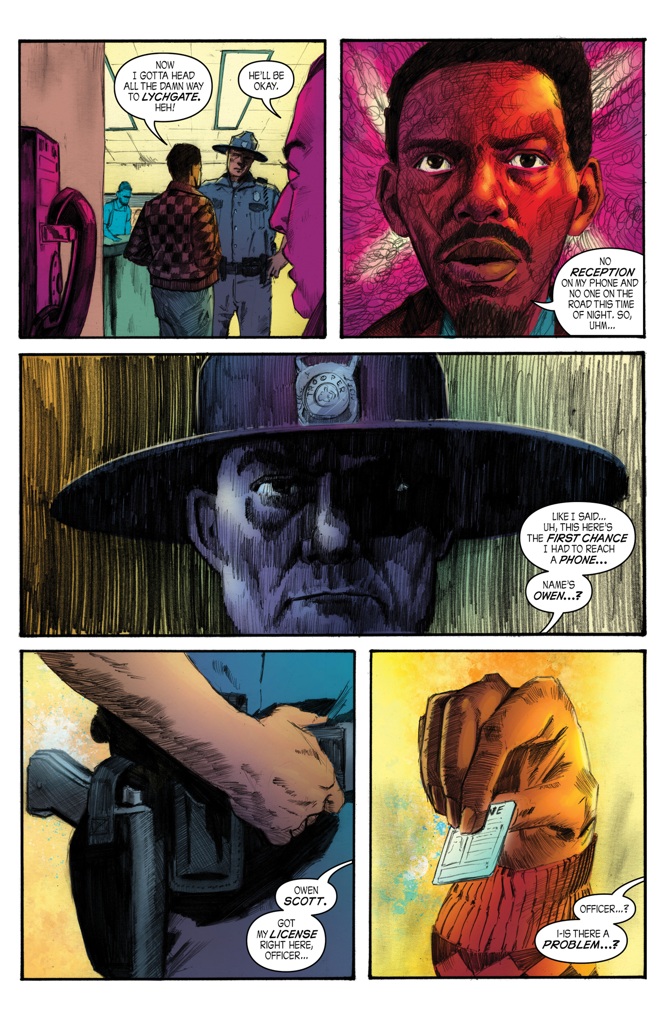 Read online John Carpenter's Night Terrors comic -  Issue # The Coffin Road - 56