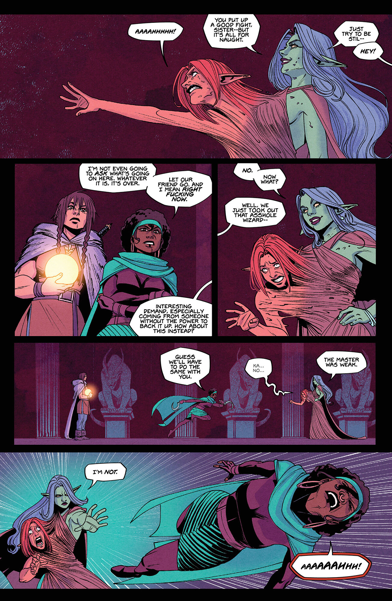 Read online Queen of Swords: A Barbaric Story comic -  Issue #3 - 27