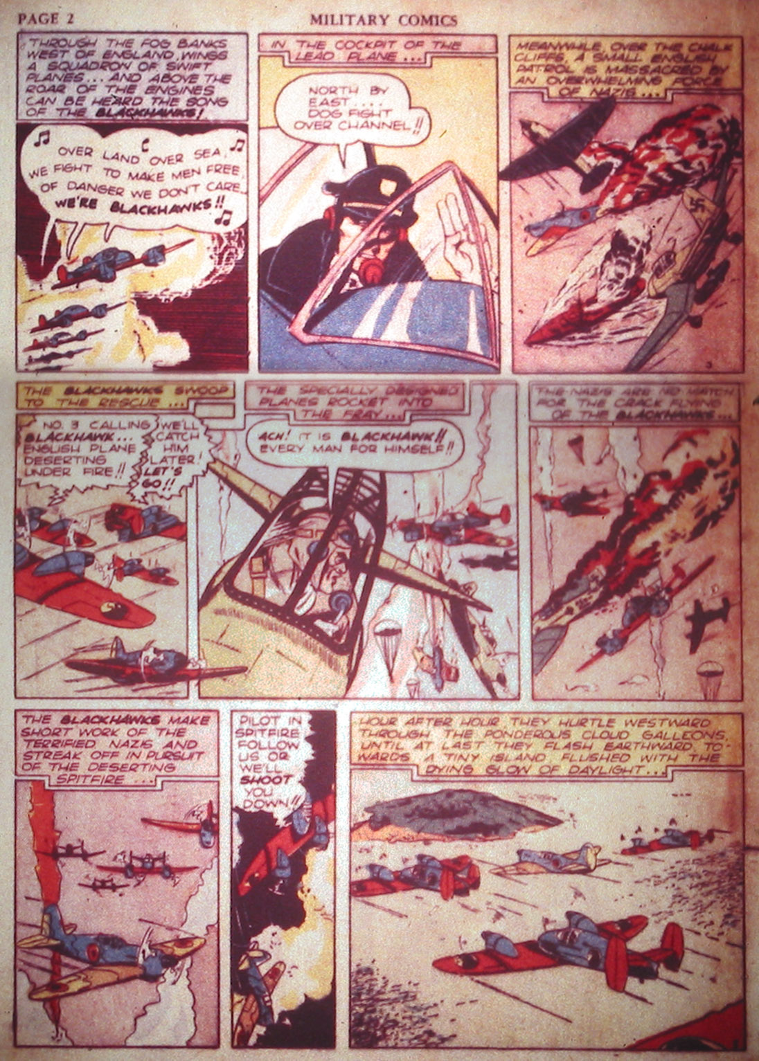 Read online Military Comics comic -  Issue #2 - 4